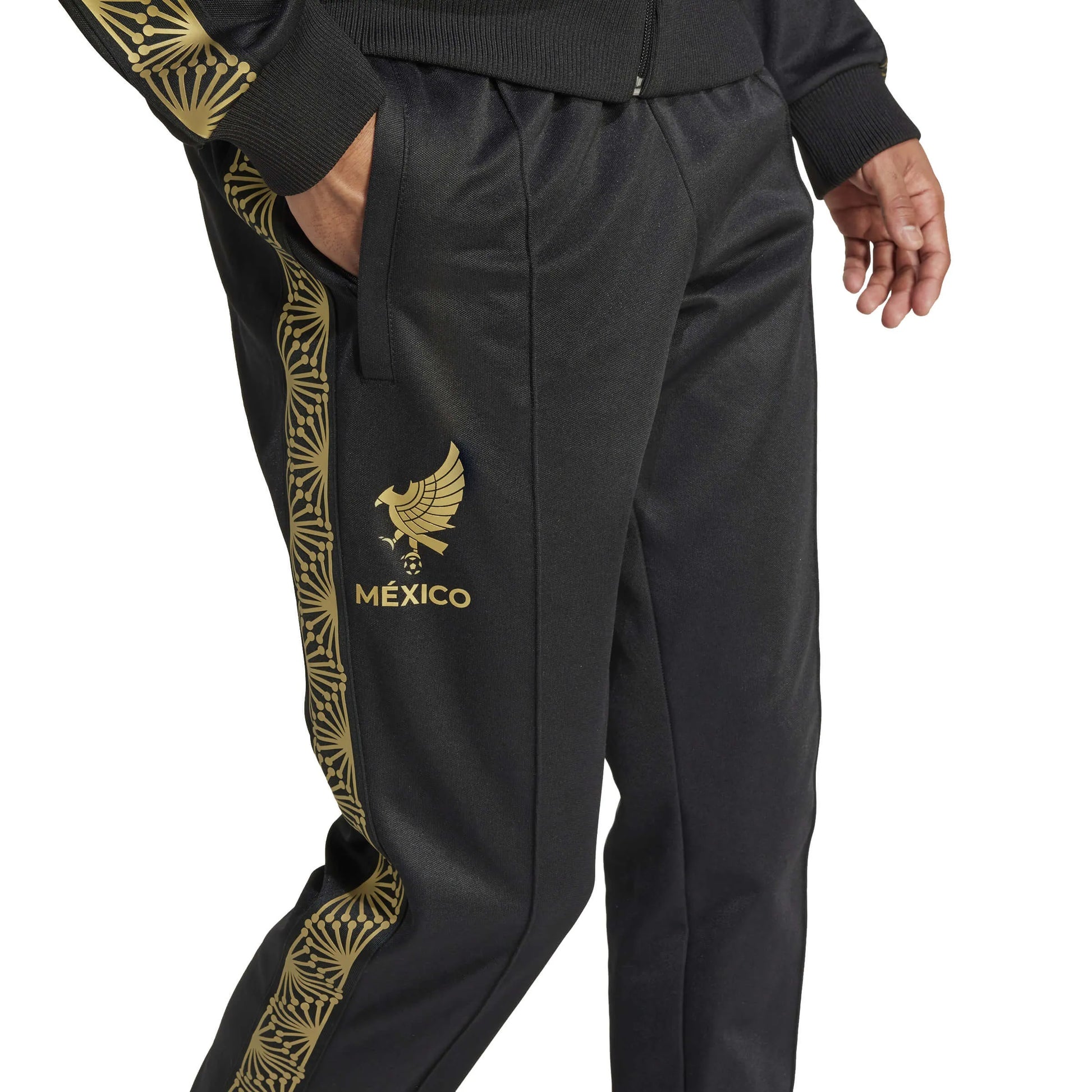 adidas 2025 Mexico Men's De Oro Track Pants (Detail 1)