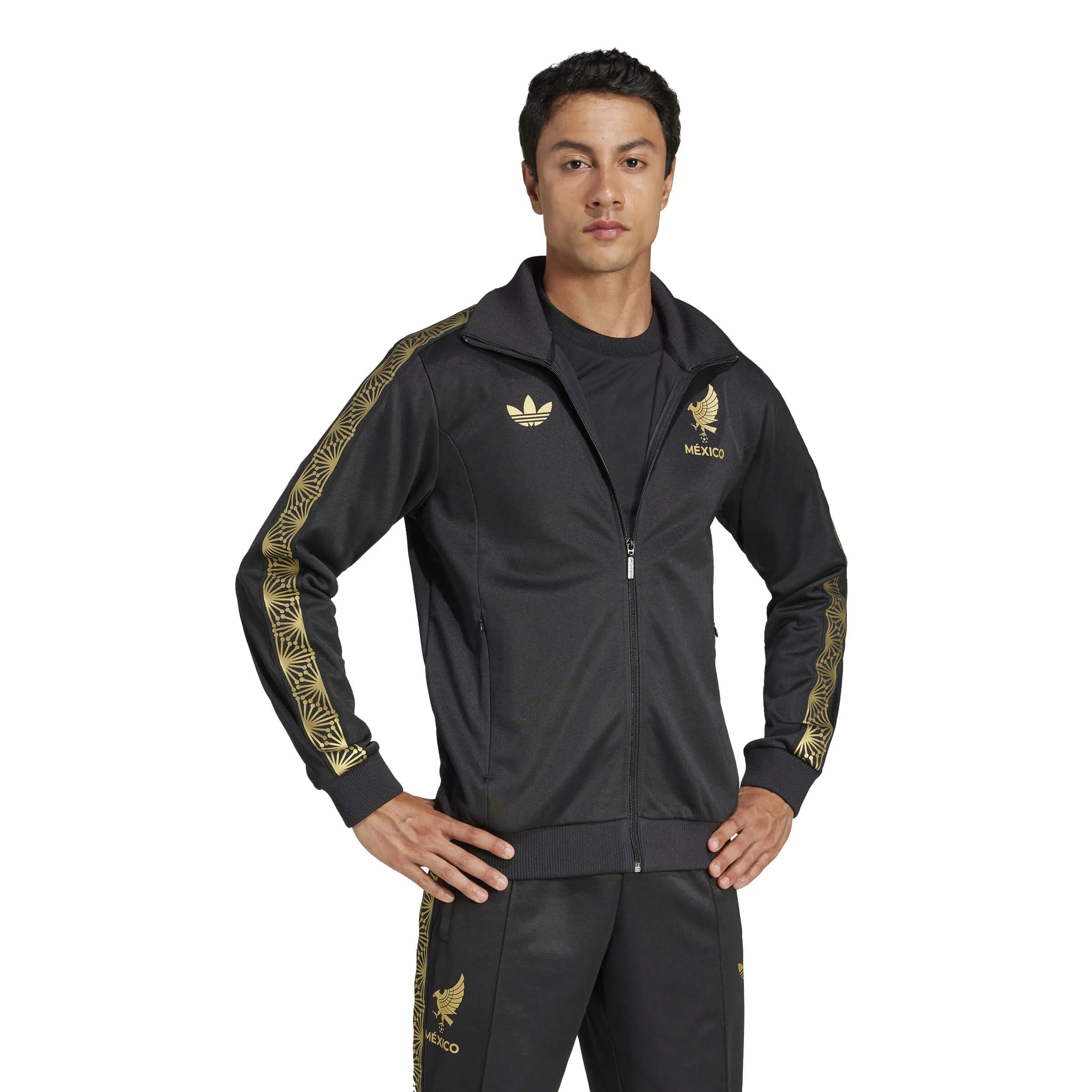 adidas 2025 Mexico Men's Track Top (Model - Side)