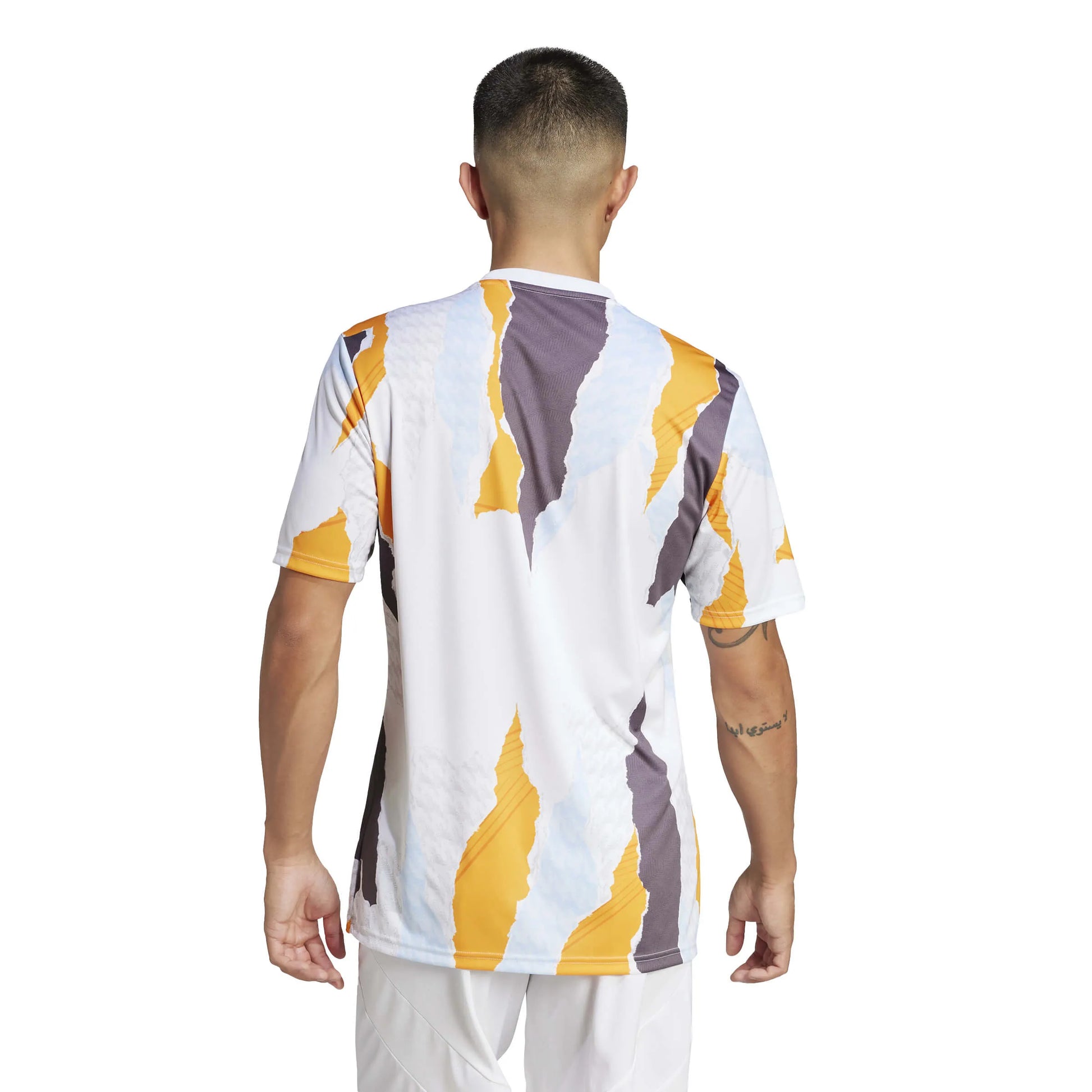 adidas 2025 Real Madrid Men's Pre-Match Jersey (Model - Back)