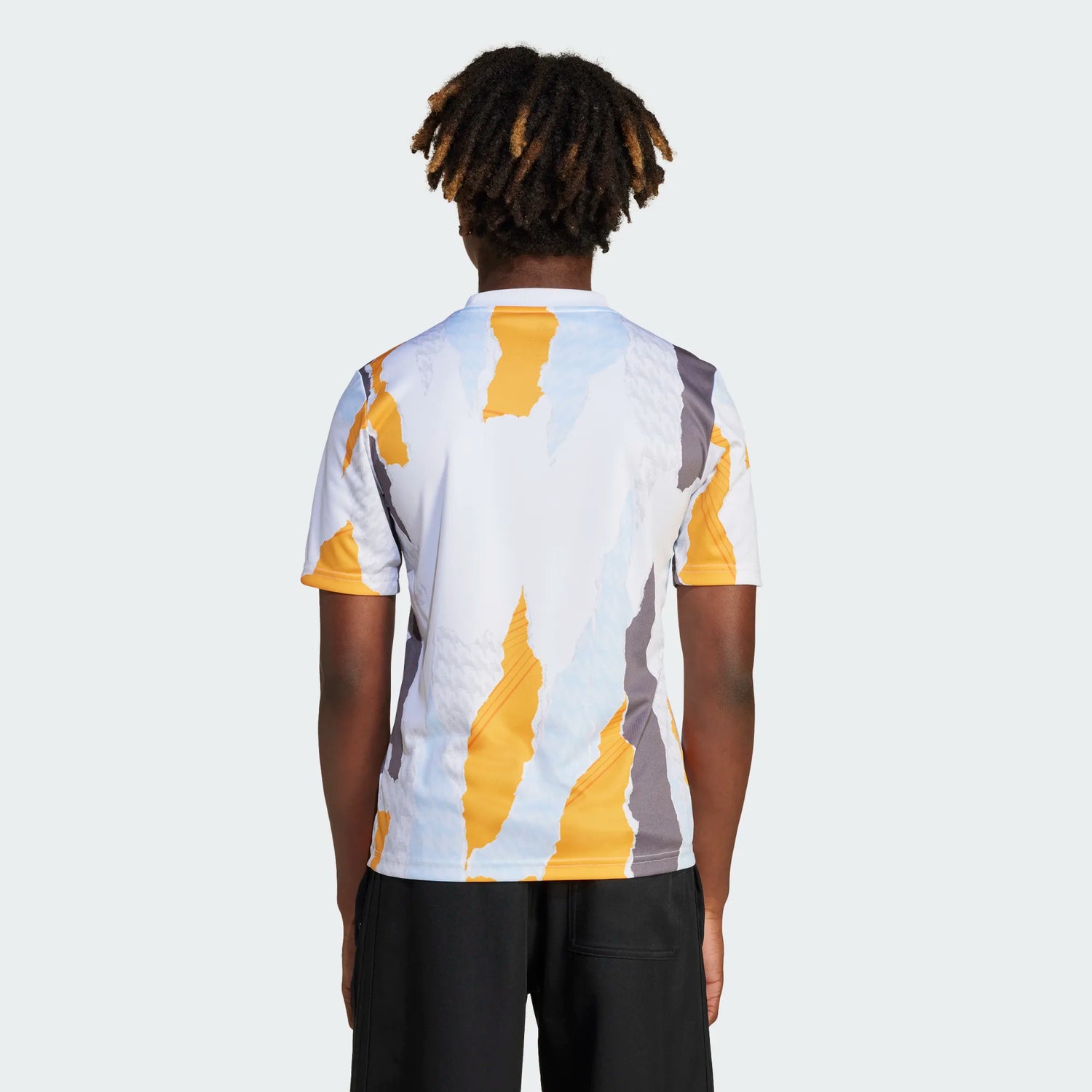 adidas 2025 Real Madrid Youth Pre-Match Jersey (Model - Back)