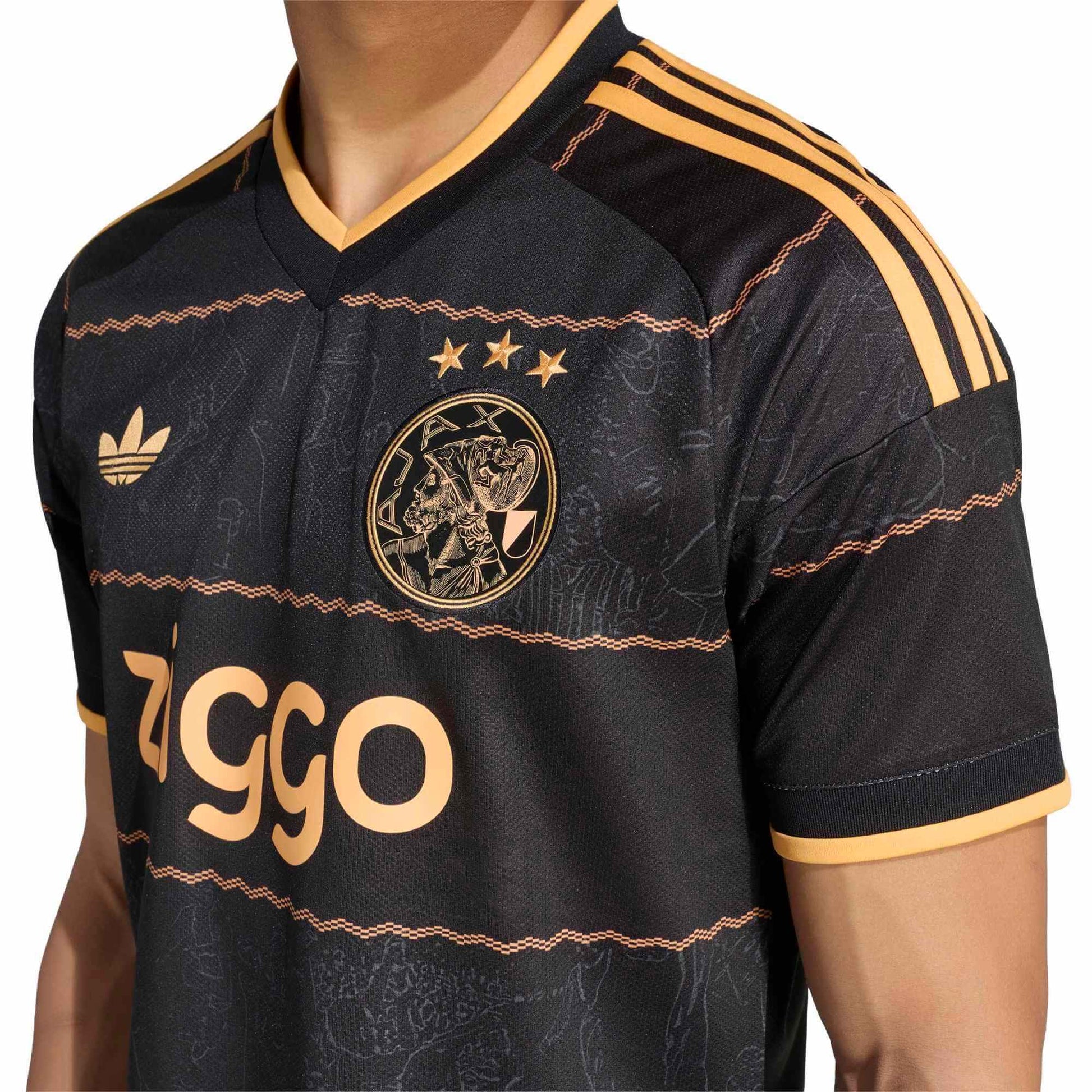 adidas 2026-27 Ajax Men's Stadium Away Soccer Jersey (Detail 1)