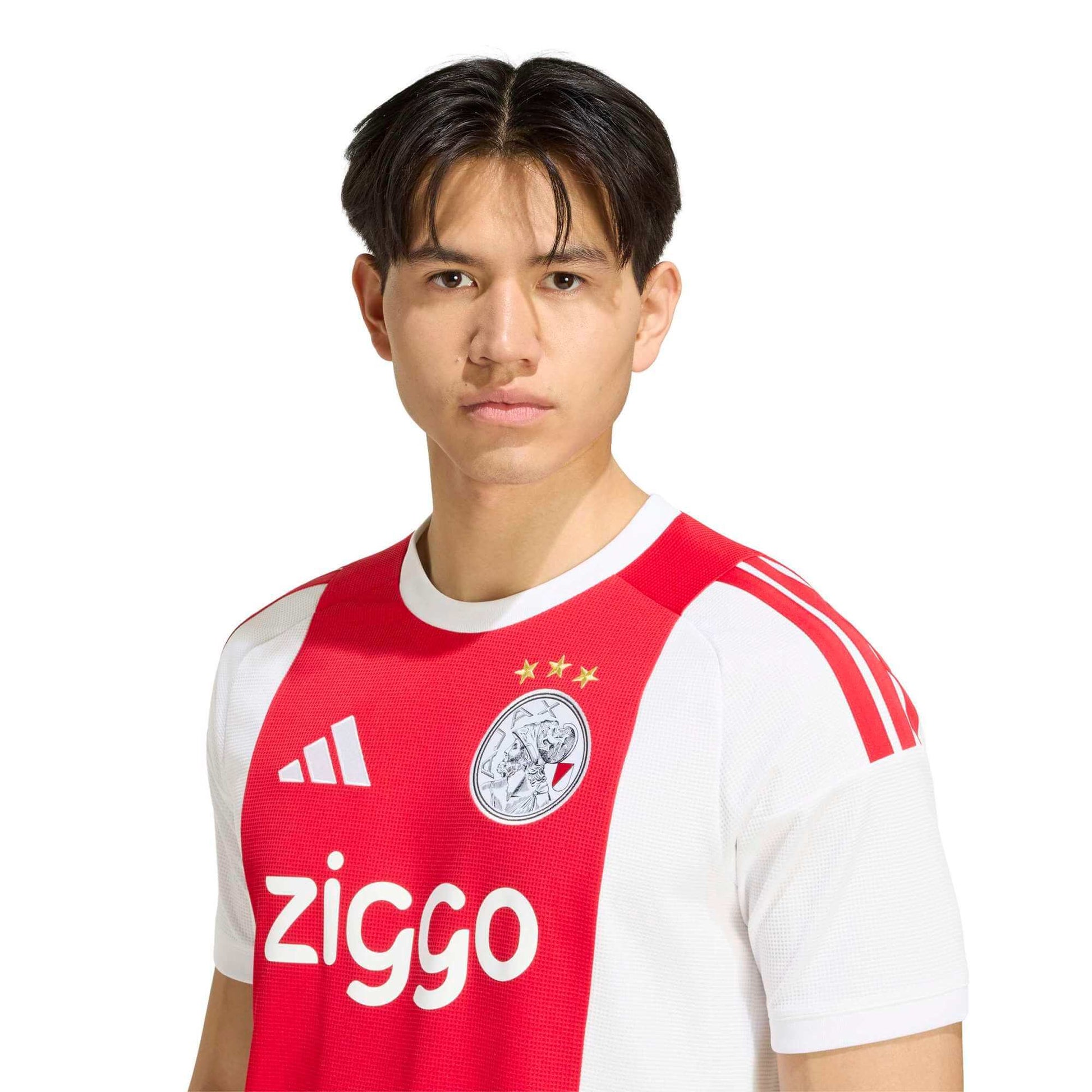 adidas 2026-27 Ajax Men's Stadium Home Soccer Jersey (Detail 1)