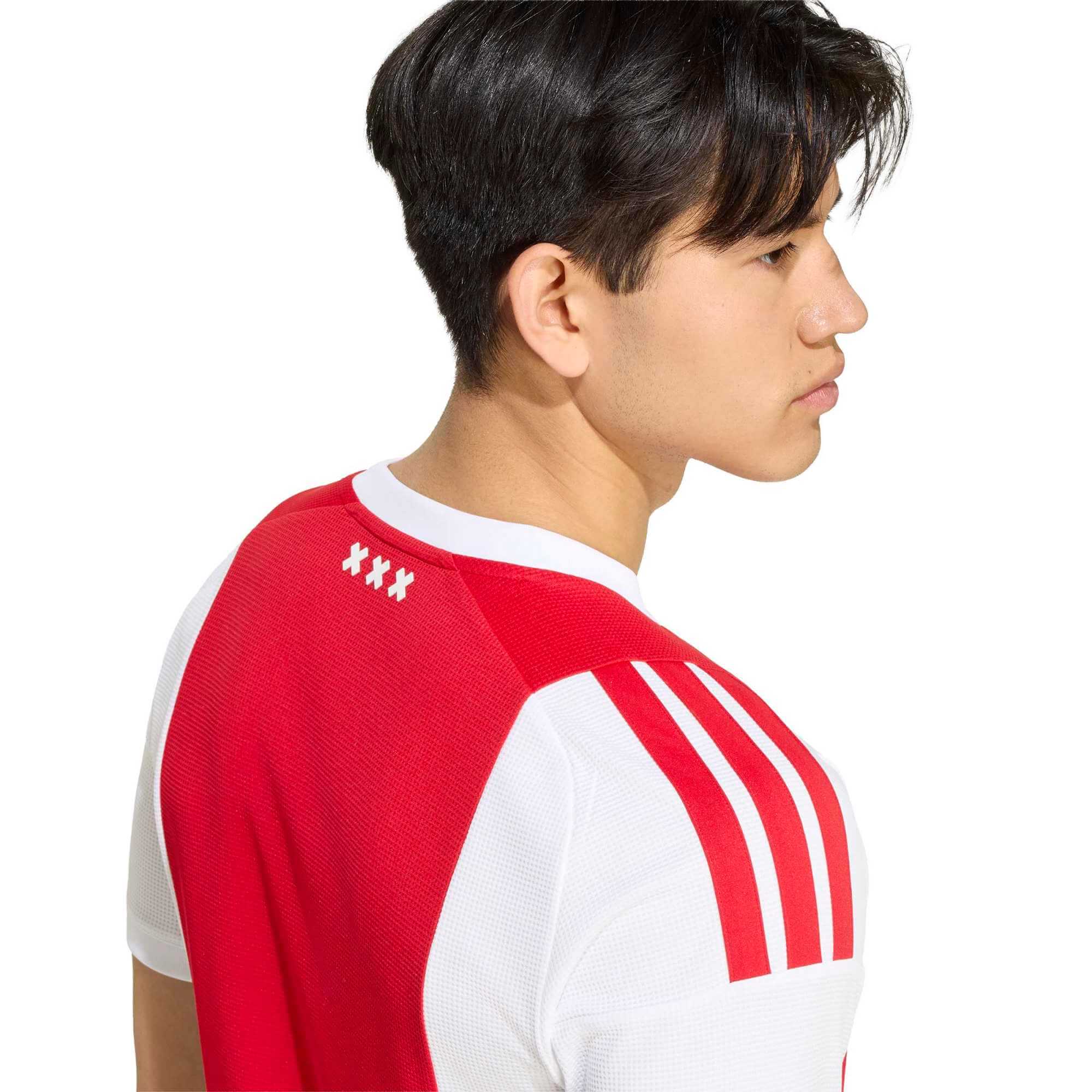 adidas 2026-27 Ajax Men's Stadium Home Soccer Jersey (Detail 2)