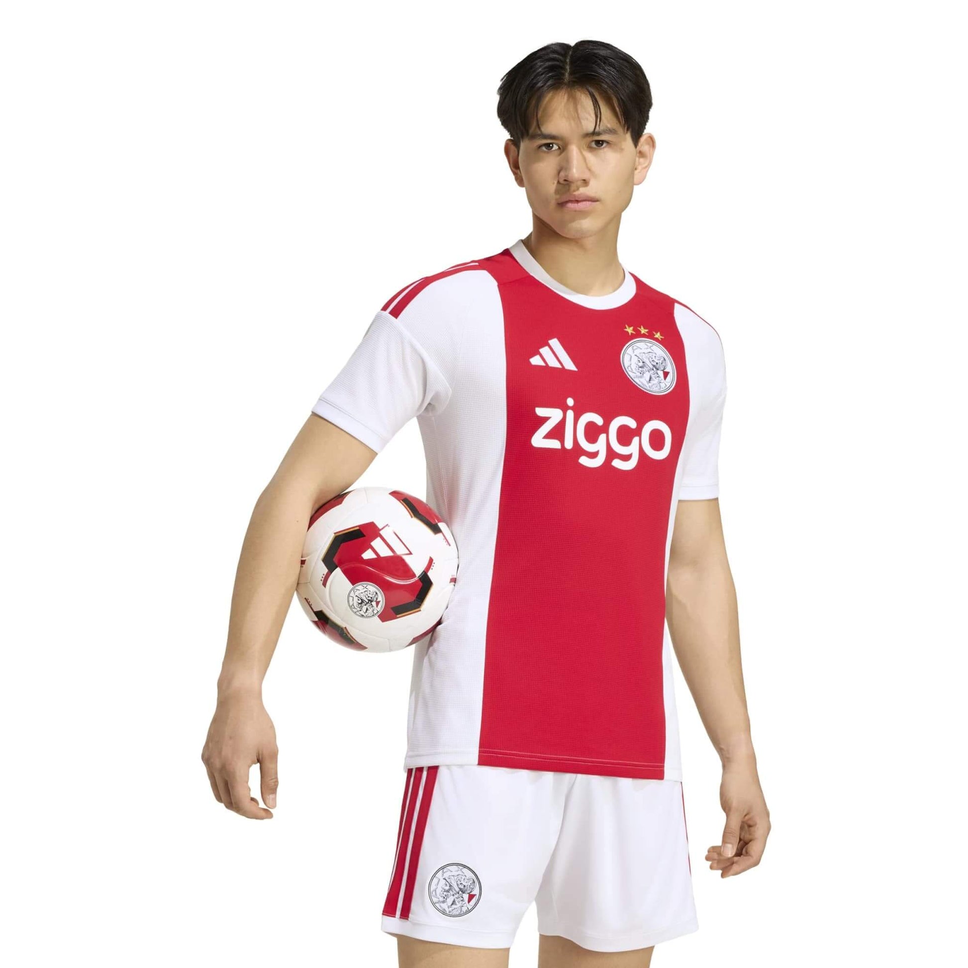 adidas 2026-27 Ajax Men's Stadium Home Soccer Jersey (Model - Front)