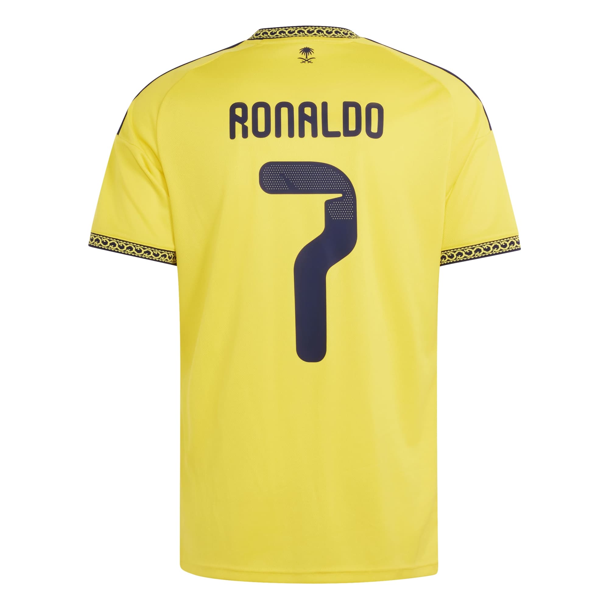adidas 2026-27 Al Nassr Men's Stadium Home Ronaldo #7 Soccer Jersey (Back)