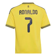 adidas 2026-27 Al Nassr Youth Stadium Home Ronaldo #7 Soccer Jersey (Back)