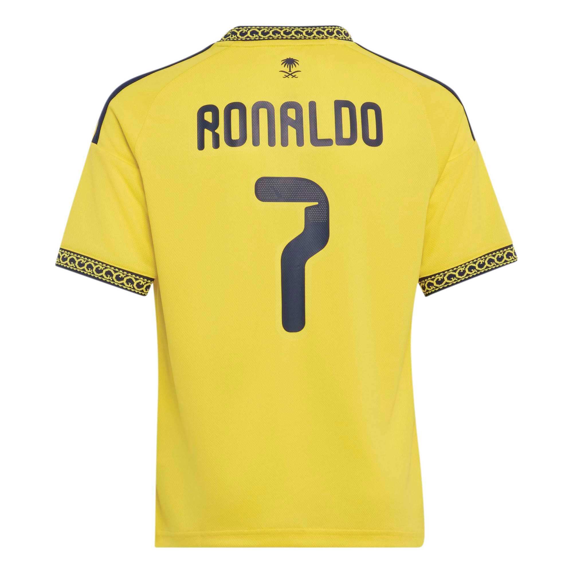 adidas 2026-27 Al Nassr Youth Stadium Home Ronaldo #7 Soccer Jersey (Back)