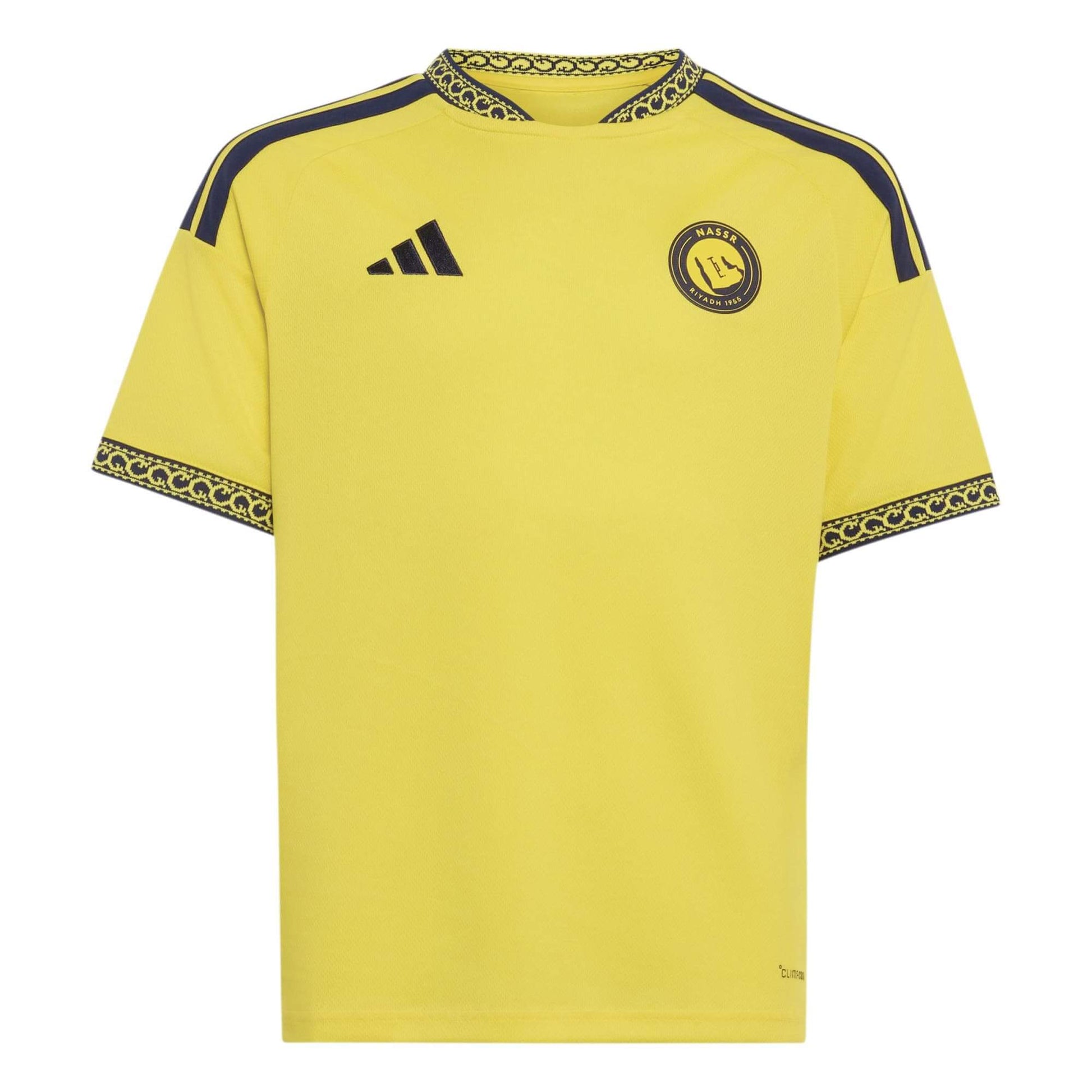 adidas 2026-27 Al Nassr Youth Stadium Home Ronaldo #7 Soccer Jersey (Front)