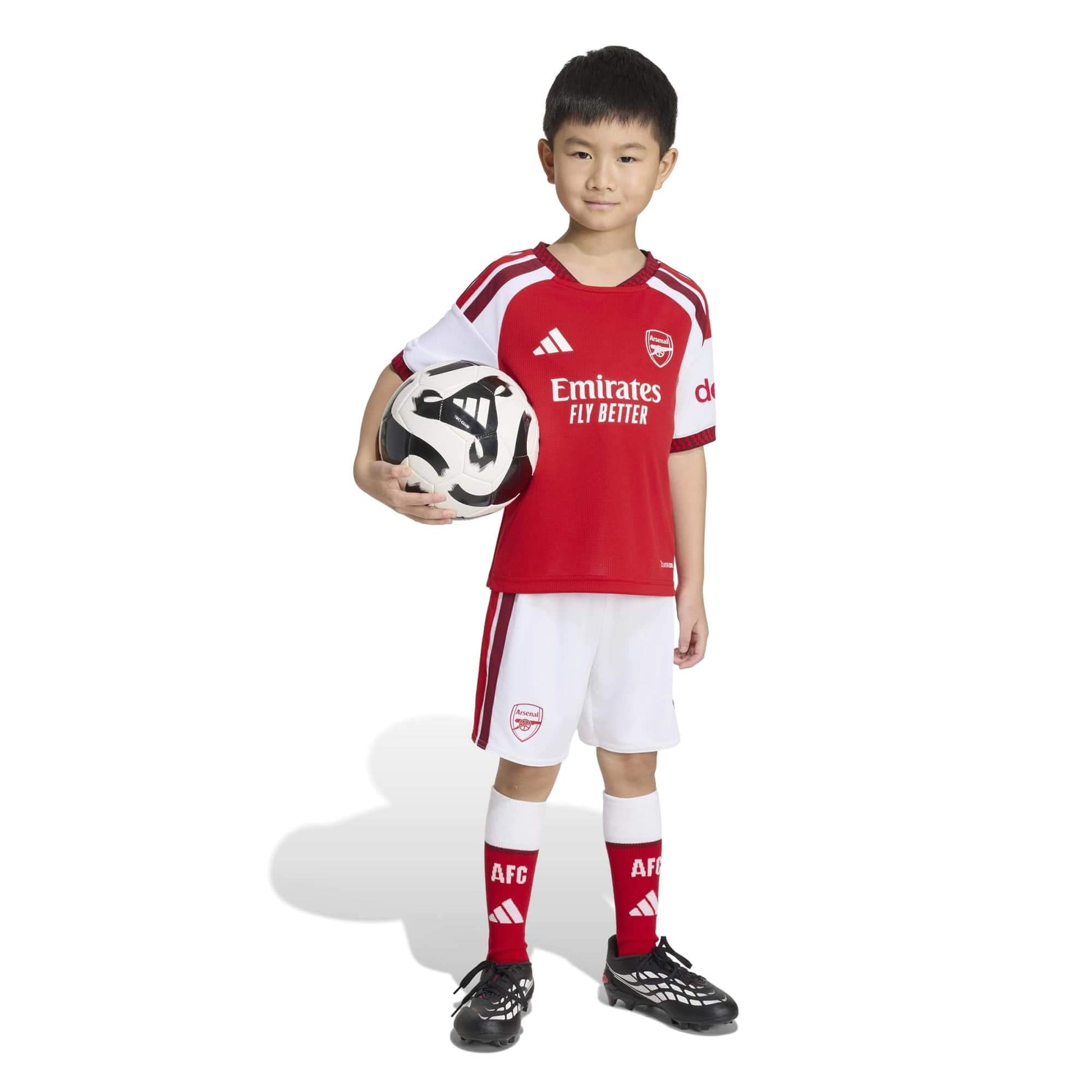 adidas 2026-27 Arsenal Kid's Home Mini Kit (Model - Front)