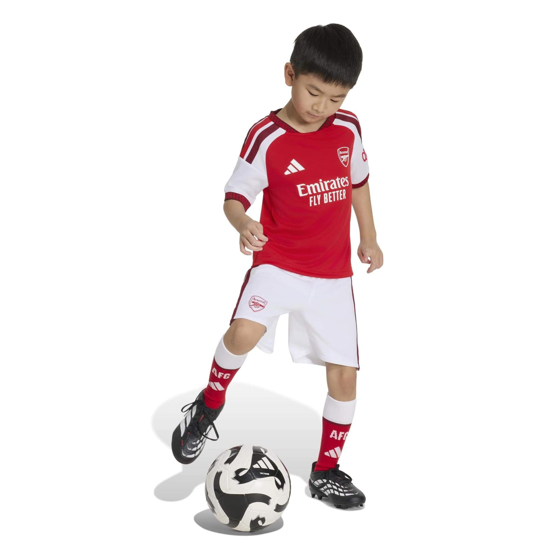 adidas 2026-27 Arsenal Kid's Home Mini Kit (Model - Side)