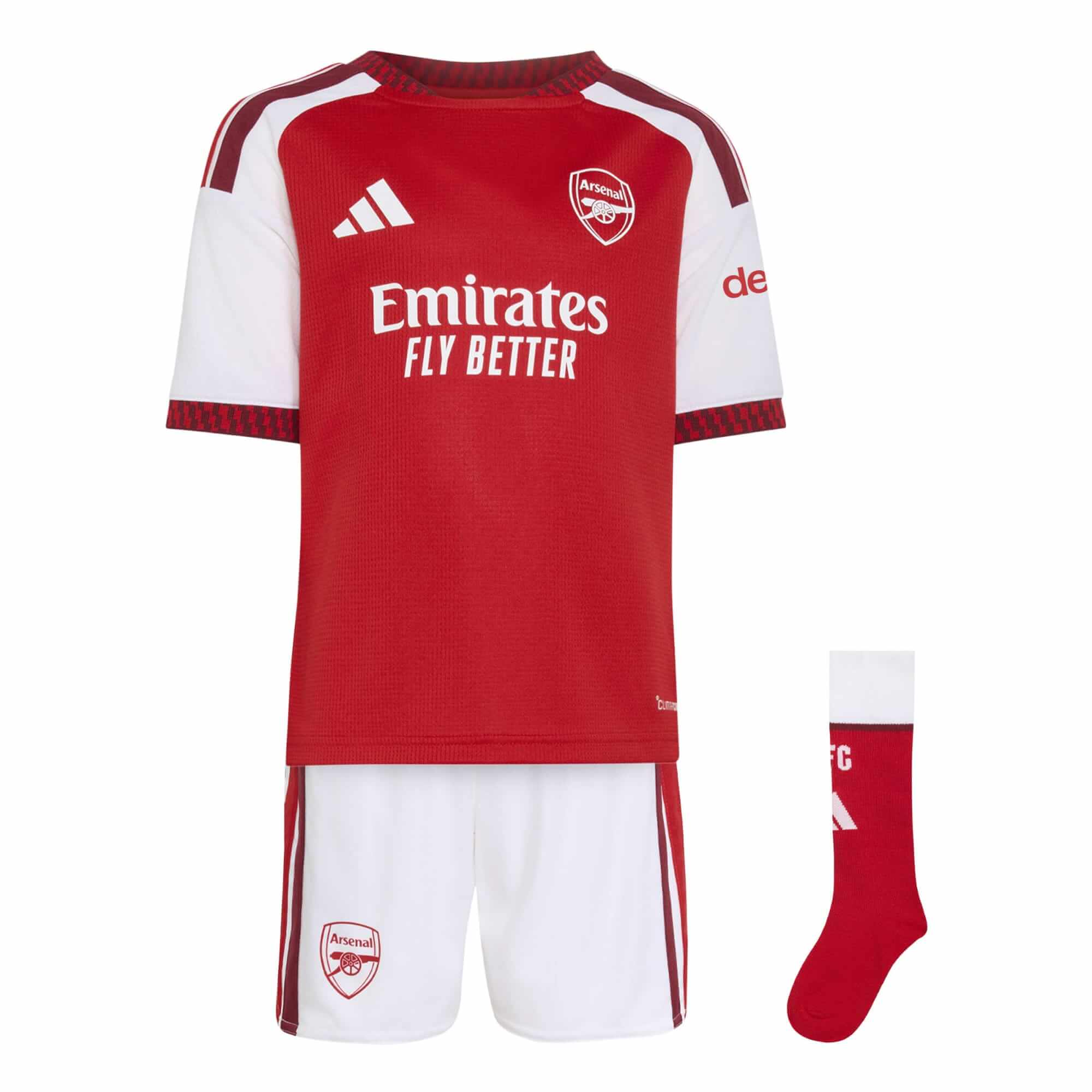 adidas 2026-27 Arsenal Kid's Home Mini Kit (Set - Front)