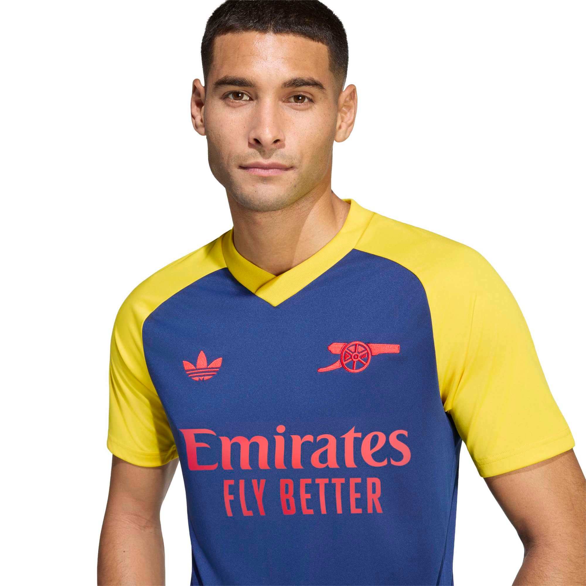 adidas 2026-27 Arsenal Men's Away Pre-Match Soccer Jersey (Detail 1)