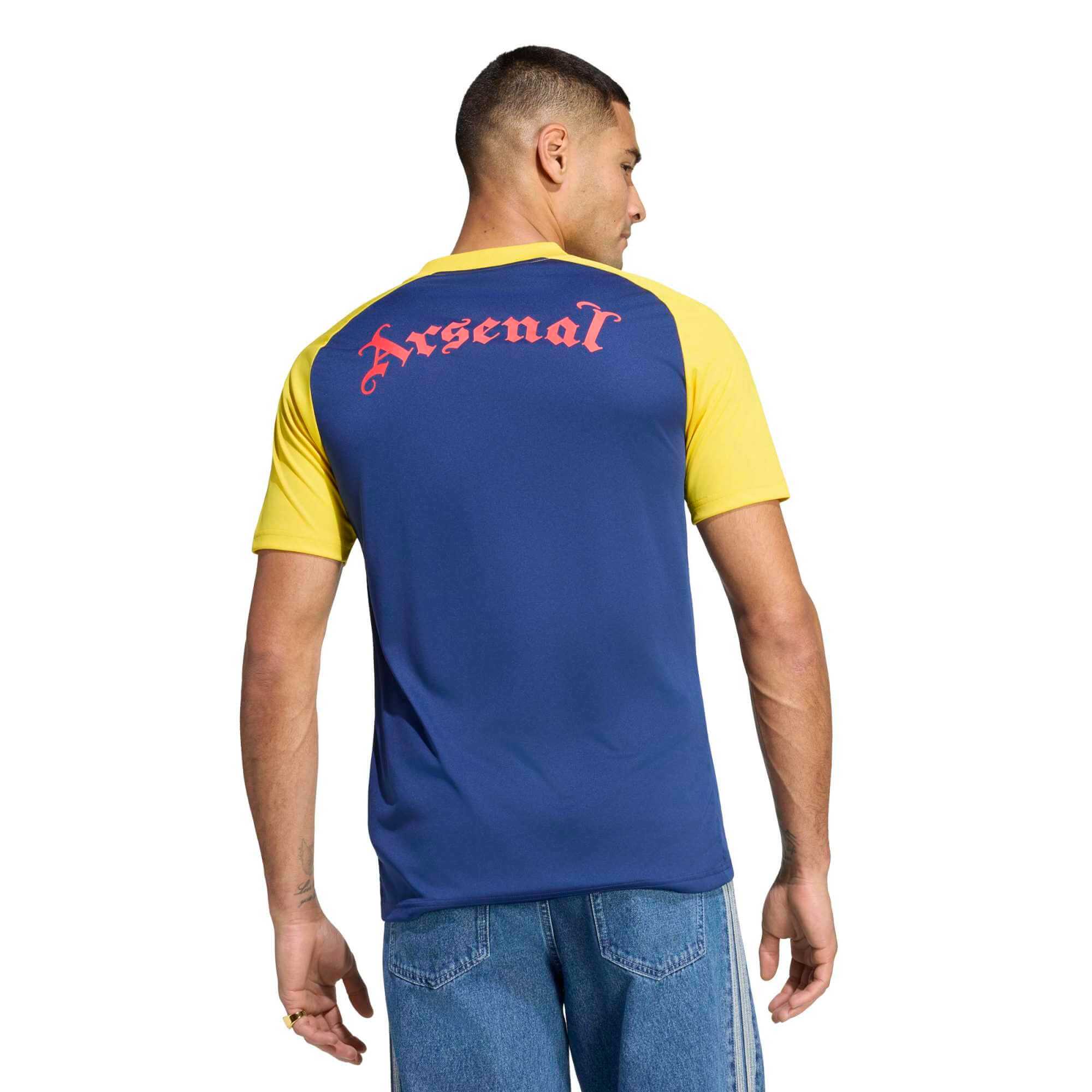 adidas 2026-27 Arsenal Men's Away Pre-Match Soccer Jersey (Model - Back)