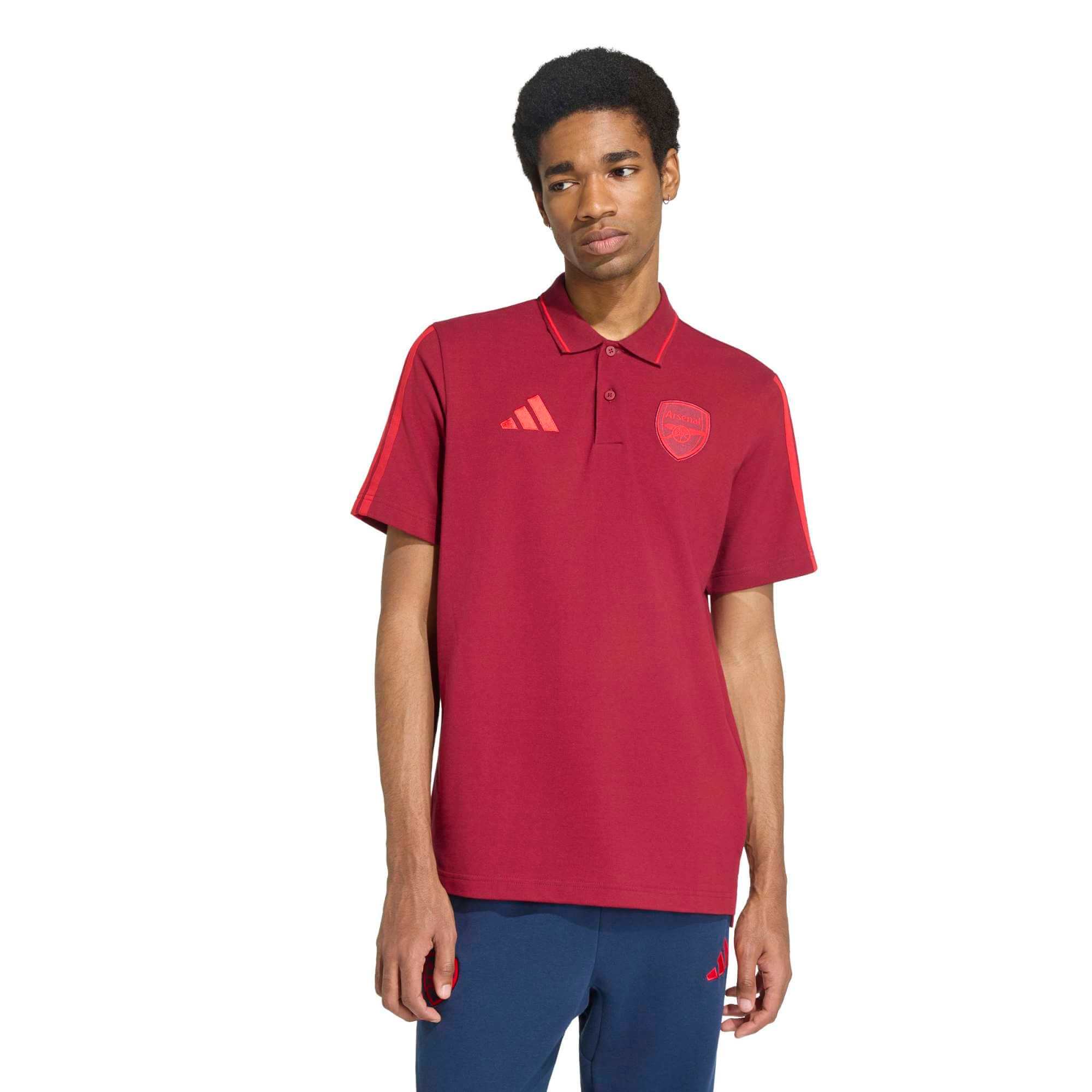 adidas 2026-27 Arsenal Men's DNA Polo (Model - Front)