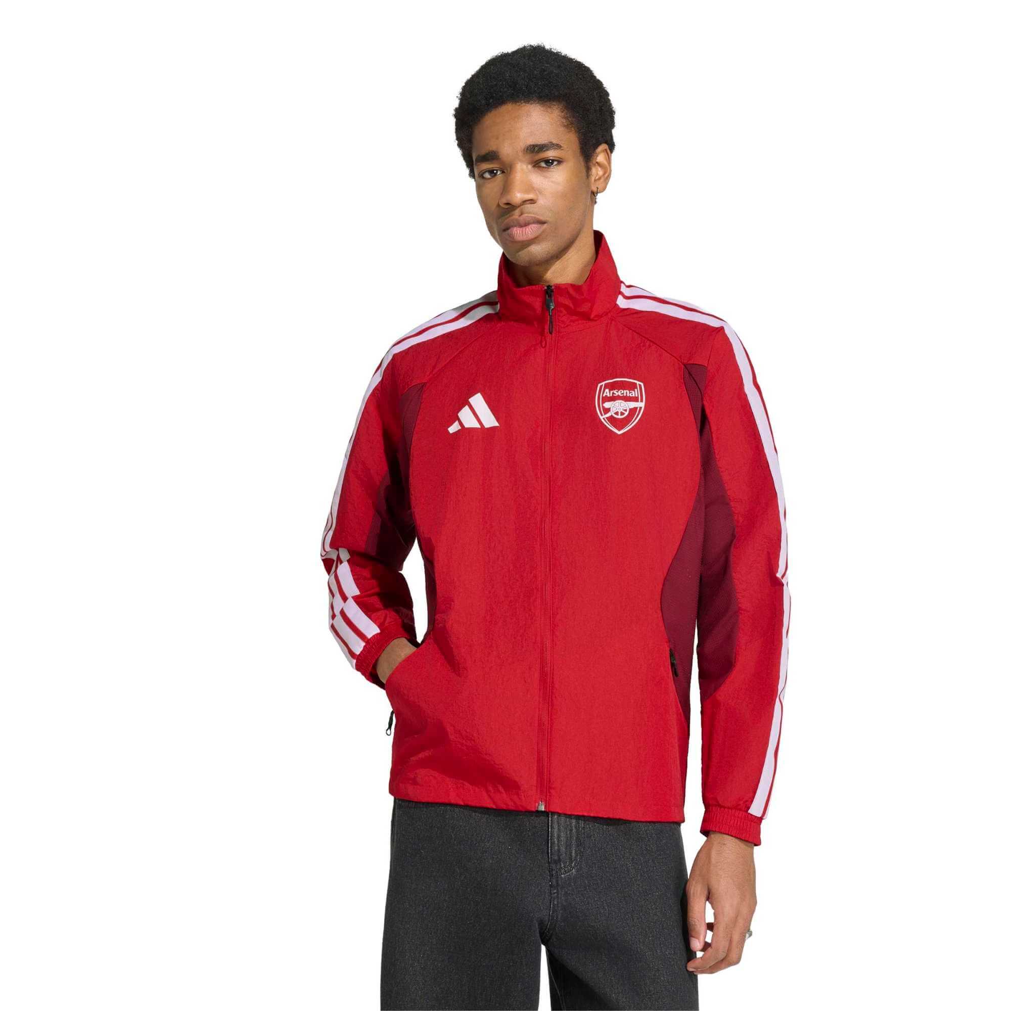 adidas 2026-27 Arsenal Men's Home Anthem Jacket (Model - Front)
