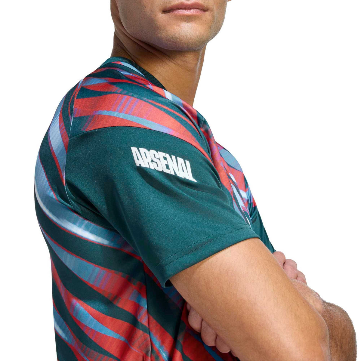 adidas 2026-27 Arsenal Men's Pre-Match Soccer Jersey (Detail 2)