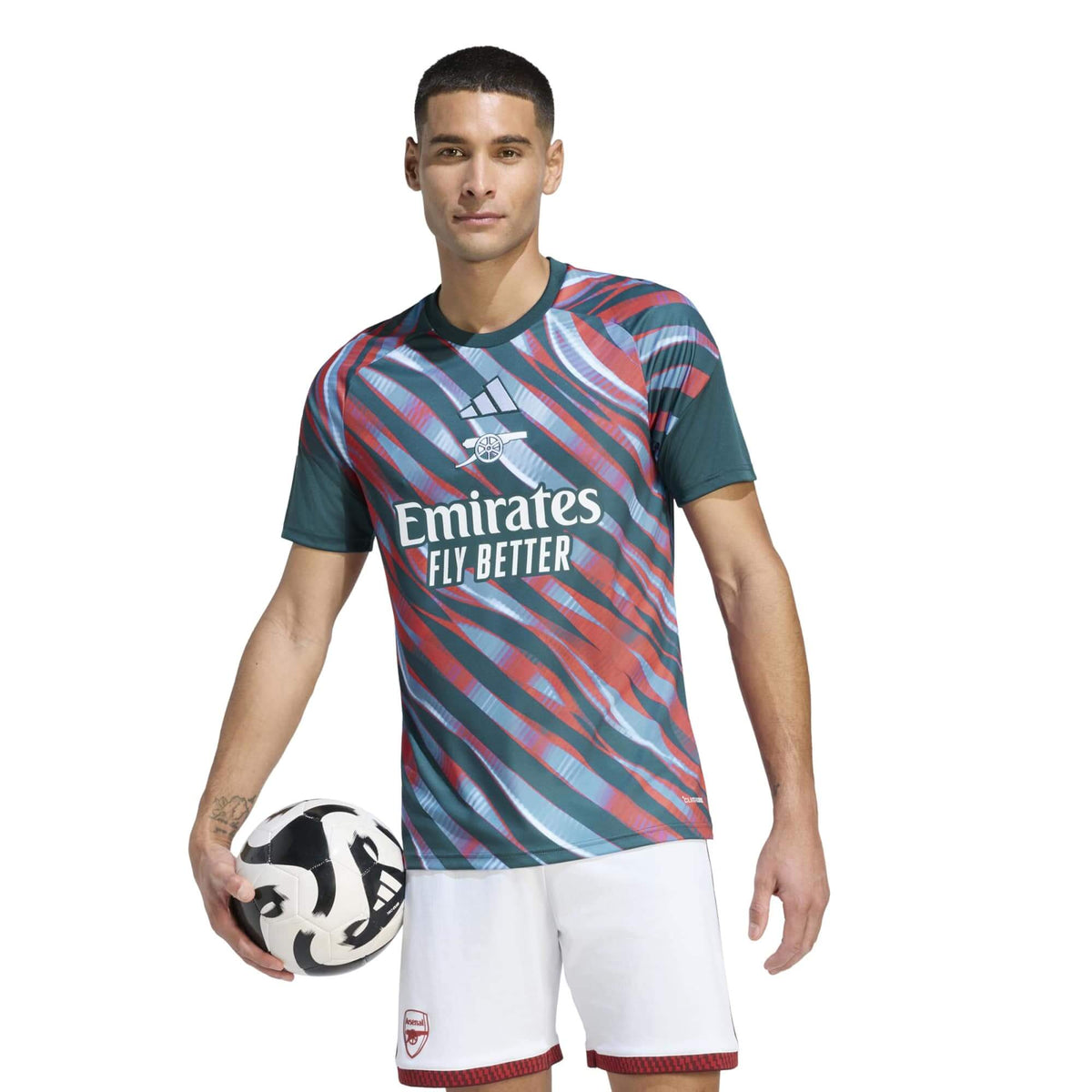 adidas 2026-27 Arsenal Men's Pre-Match Soccer Jersey (Model - Front)