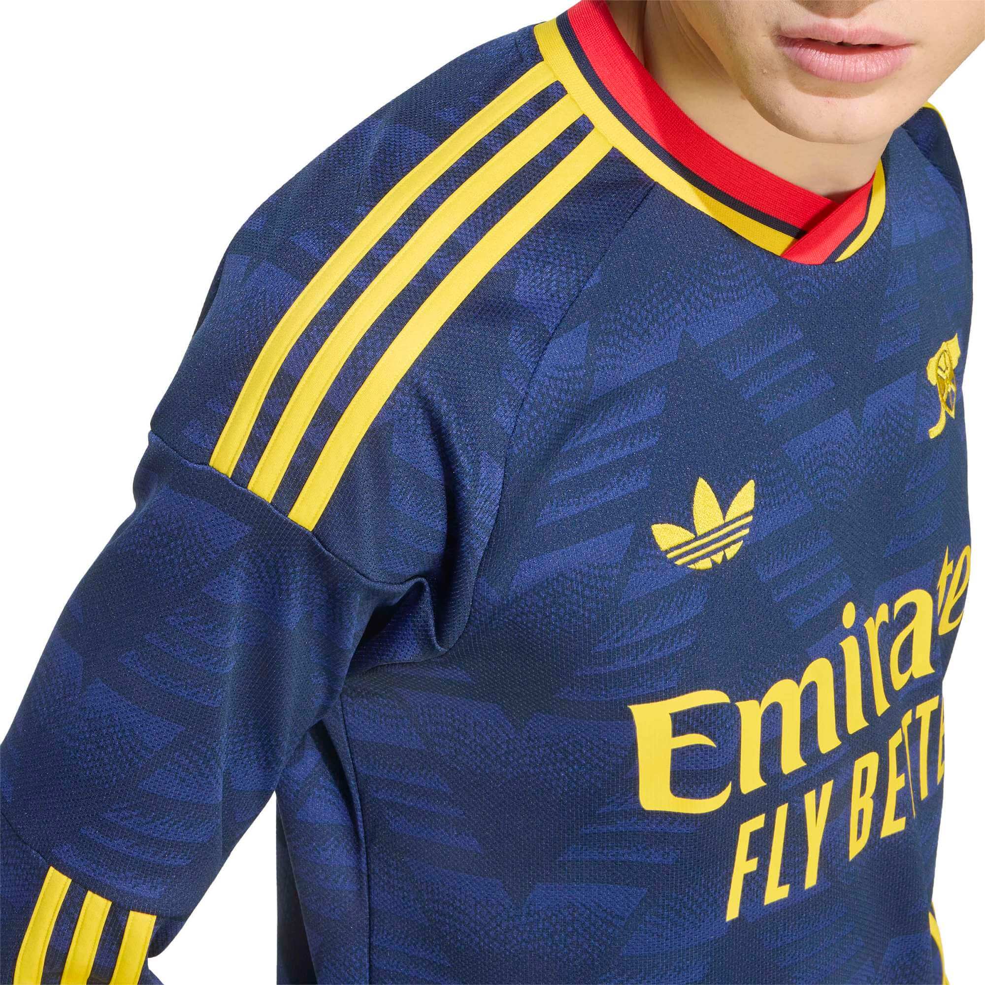 adidas 2026-27 Arsenal Men's Stadium Away Long-Sleeve Soccer Jersey (Detail 1)