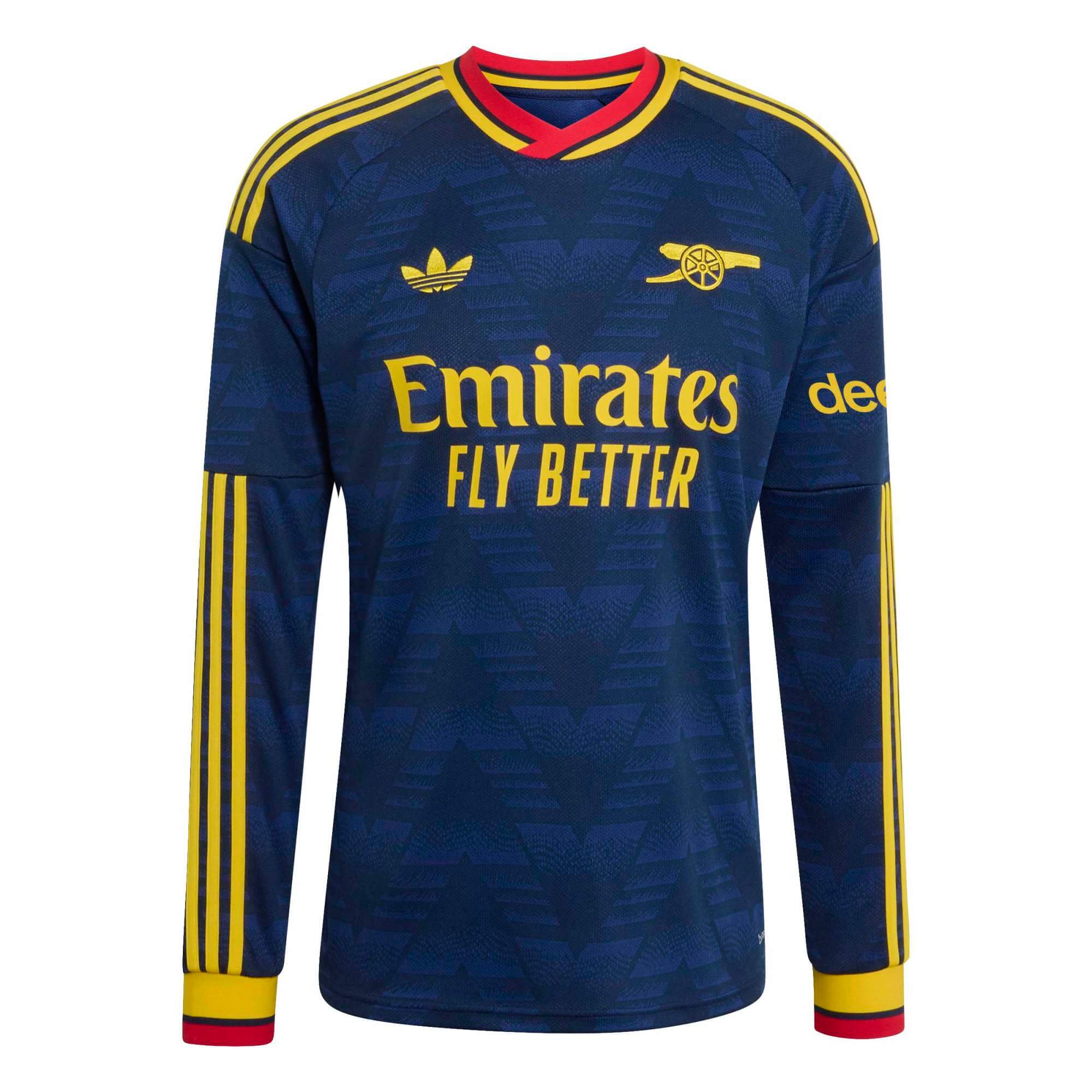 adidas 2026-27 Arsenal Men's Stadium Away Long-Sleeve Soccer Jersey (Front)