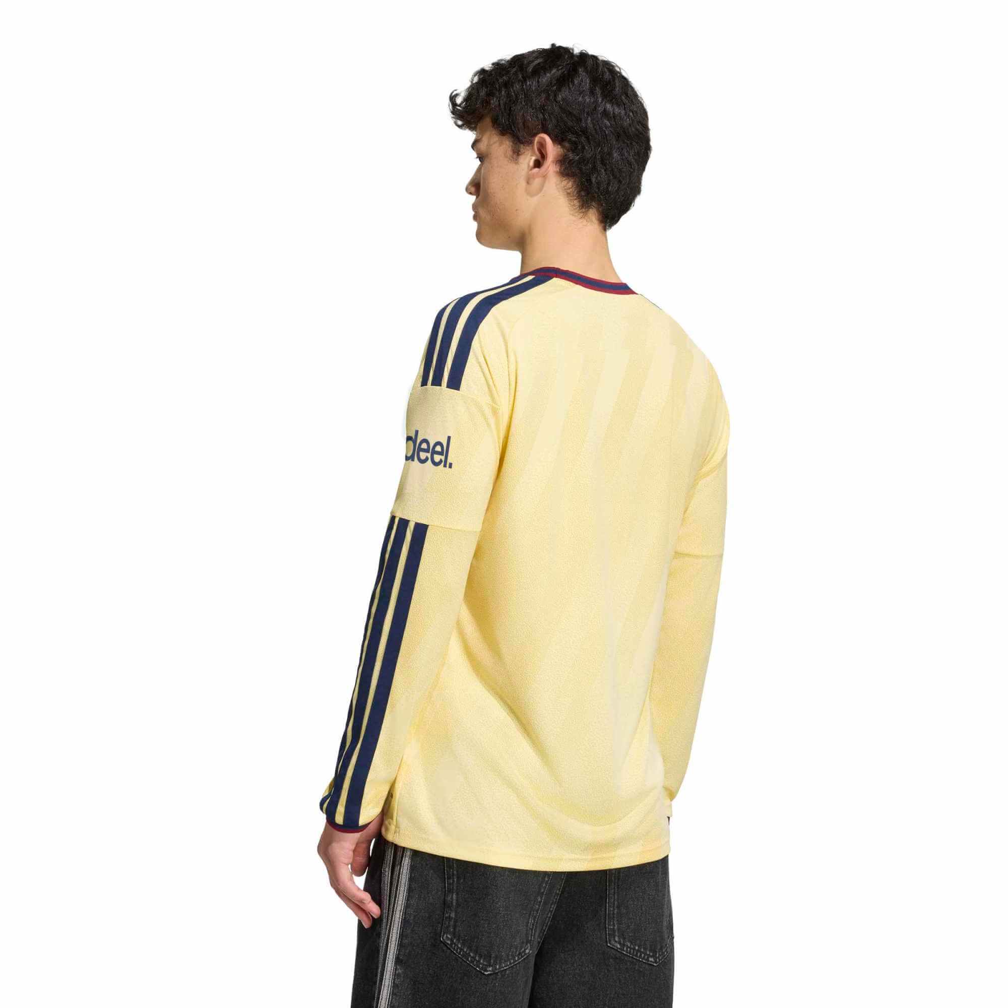 adidas 2026-27 Arsenal Men's Stadium Third Long-Sleeve Soccer Jersey (Model - Back)