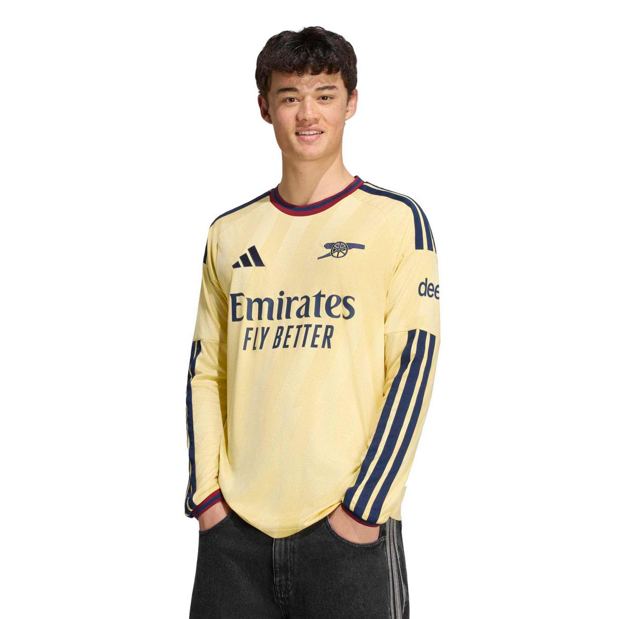 adidas 2026-27 Arsenal Men's Stadium Third Long-Sleeve Soccer Jersey (Model - Front)