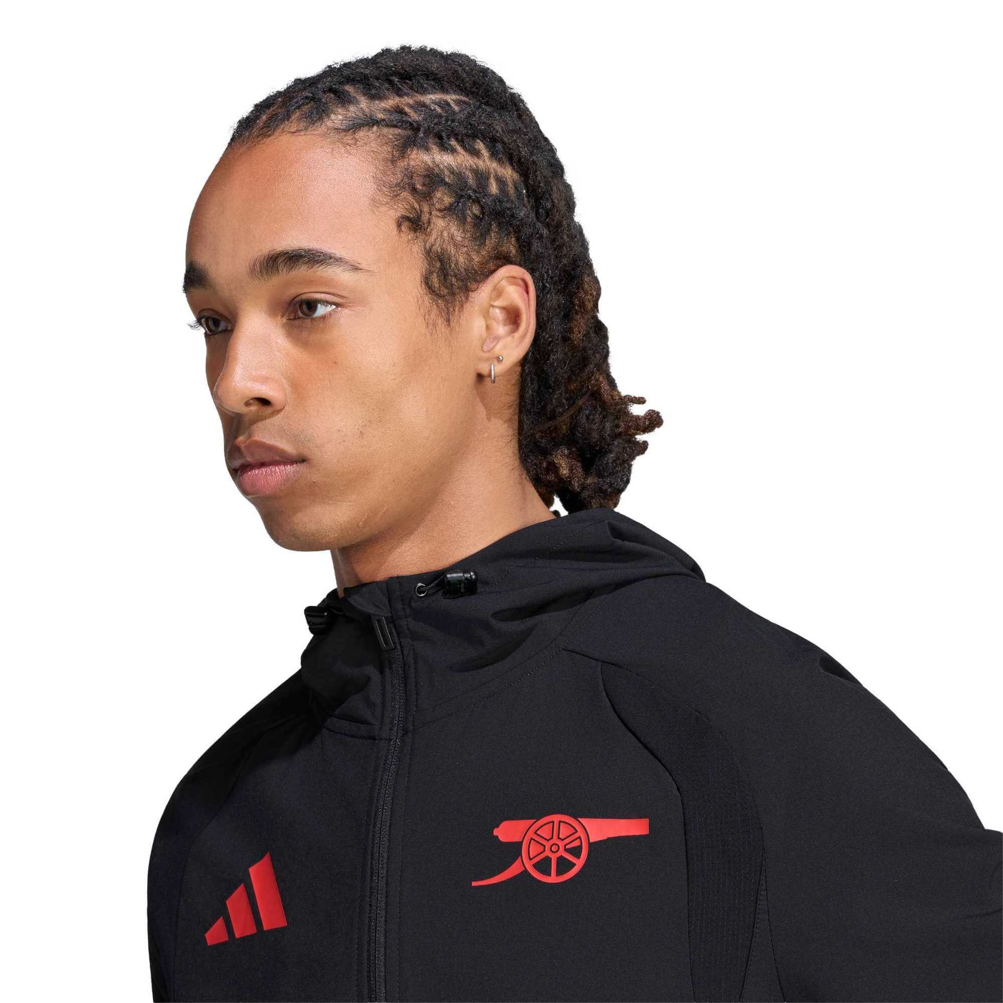 adidas 2026-27 Arsenal Men's Tiro Travel Windbreaker (Detail 1)