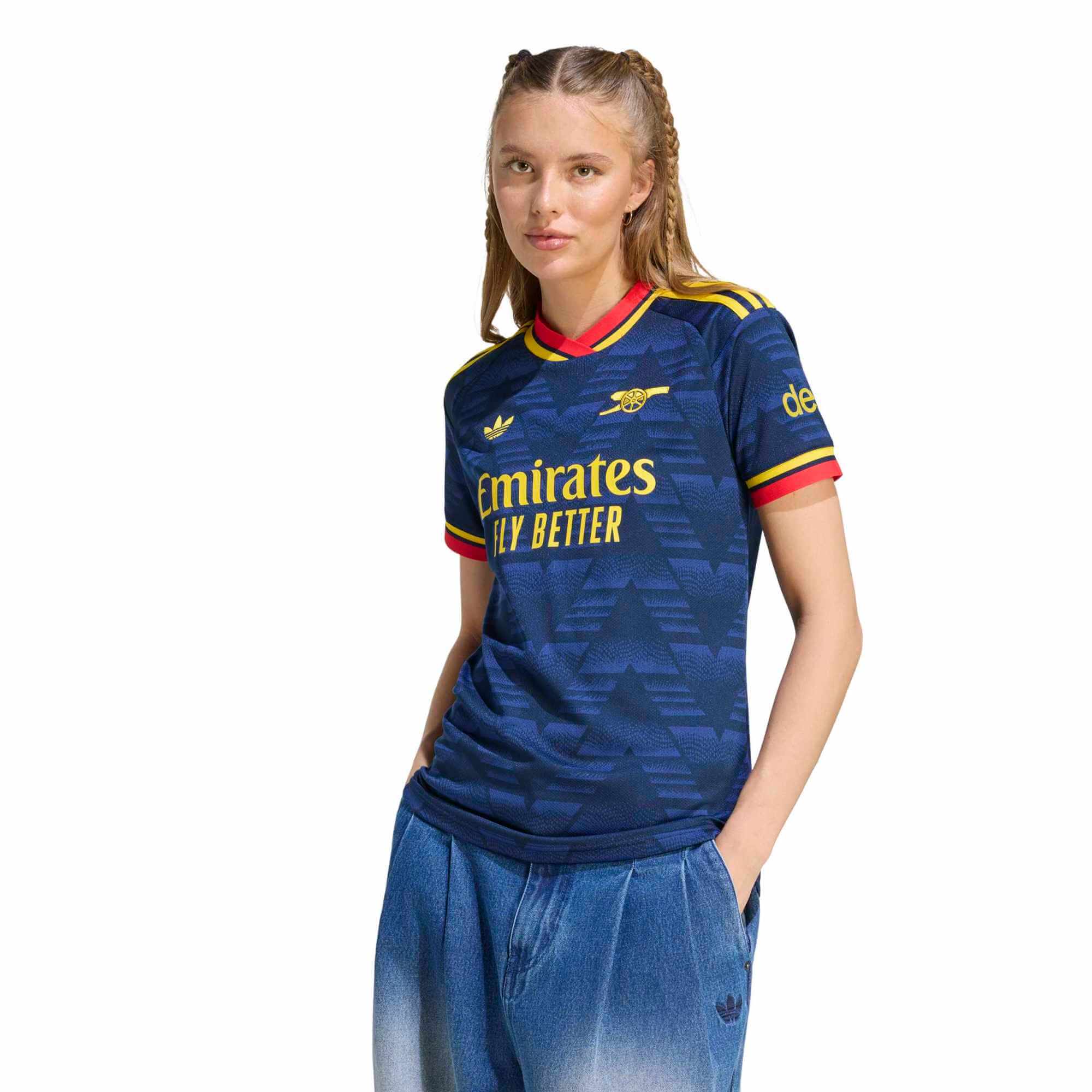 adidas 2026-27 Arsenal Women's Stadium Away Soccer Jersey (Model - Front)