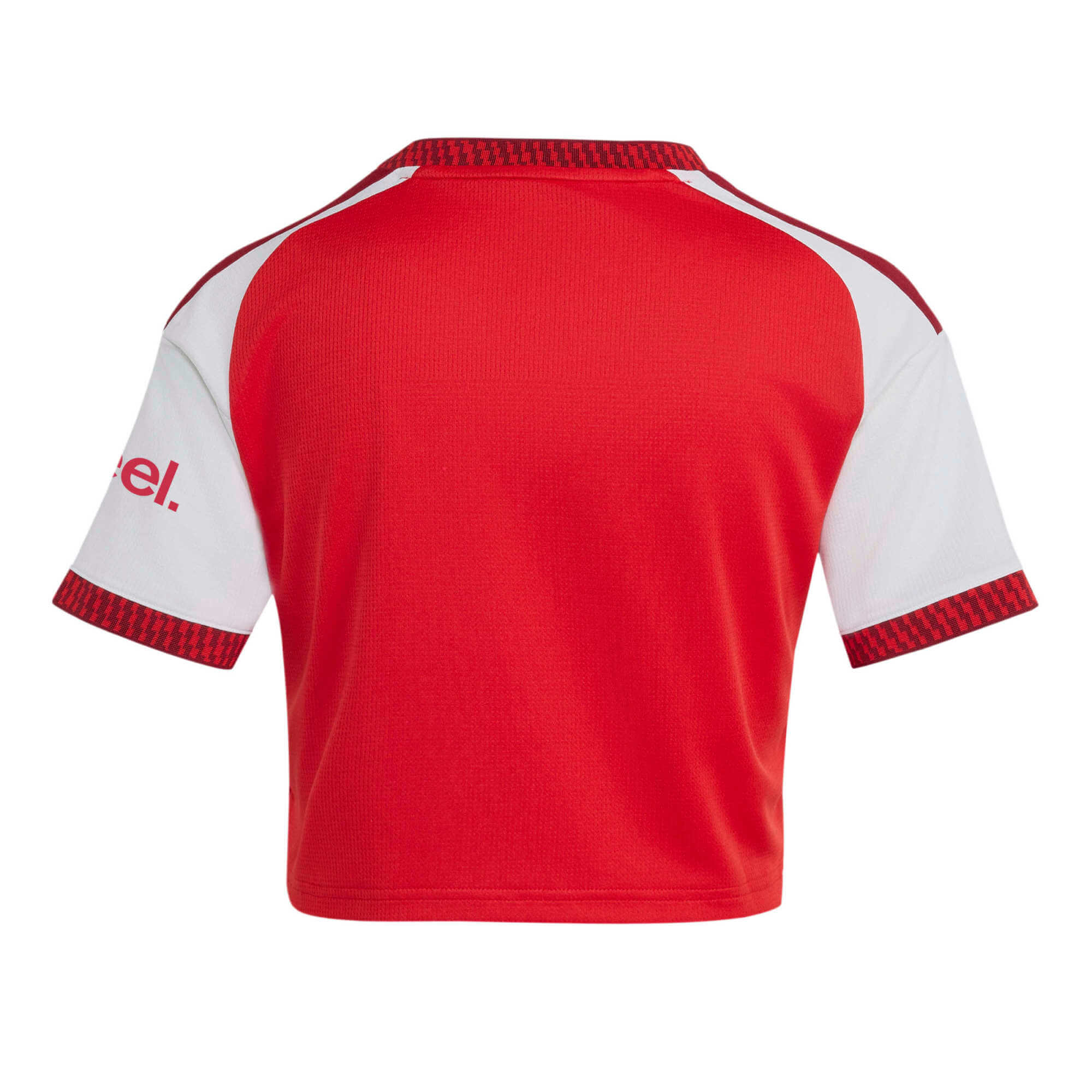 adidas 2026-27 Arsenal Women's Stadium Home Cropped Soccer Jersey (Back)