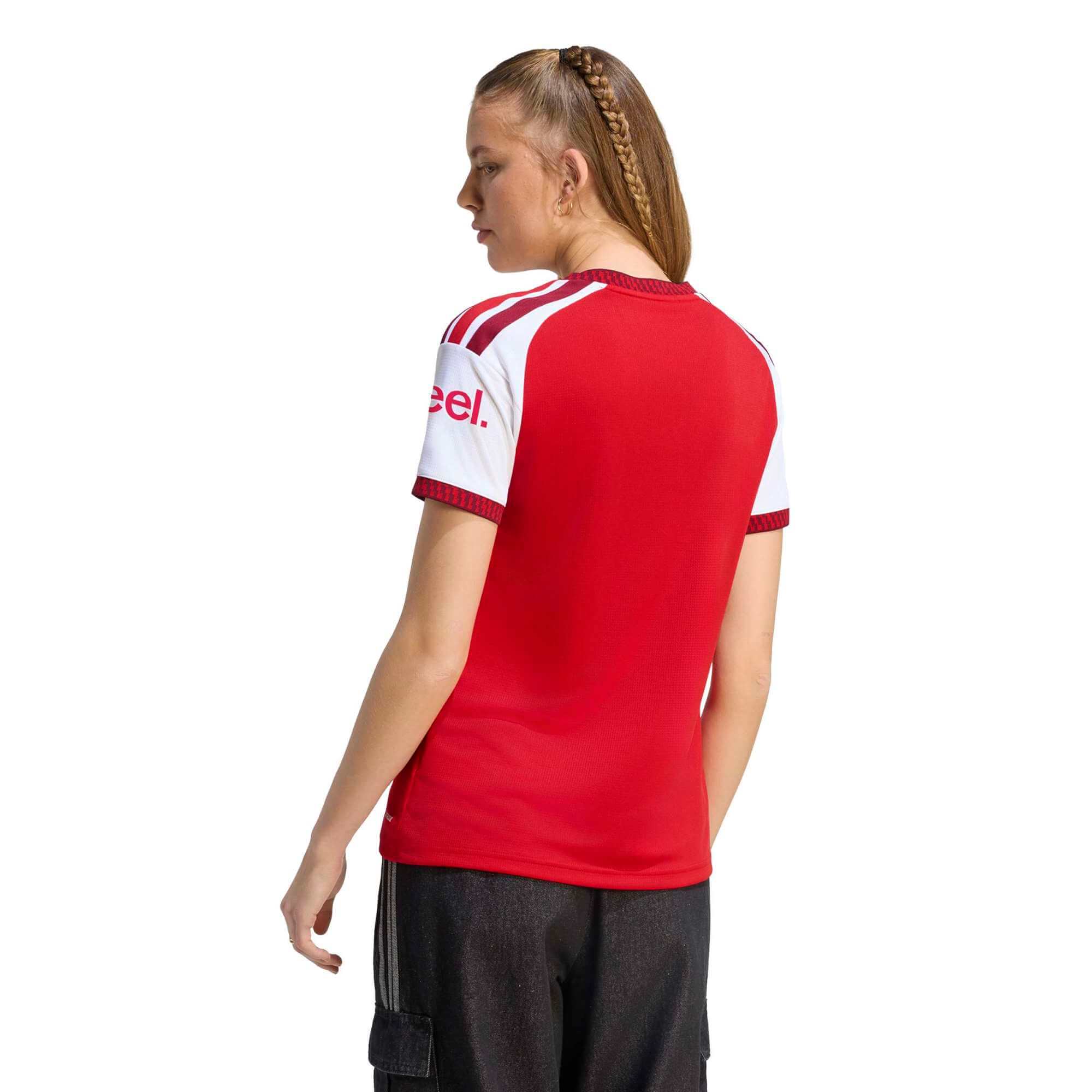 adidas 2026-27 Arsenal Women's Stadium Home Soccer Jersey (Model - Back)