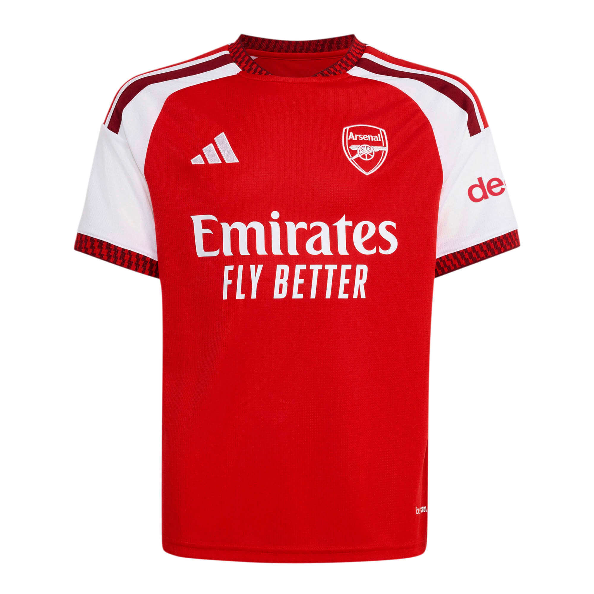 adidas 2026-27 Arsenal Youth Home Soccer Jersey (Front)