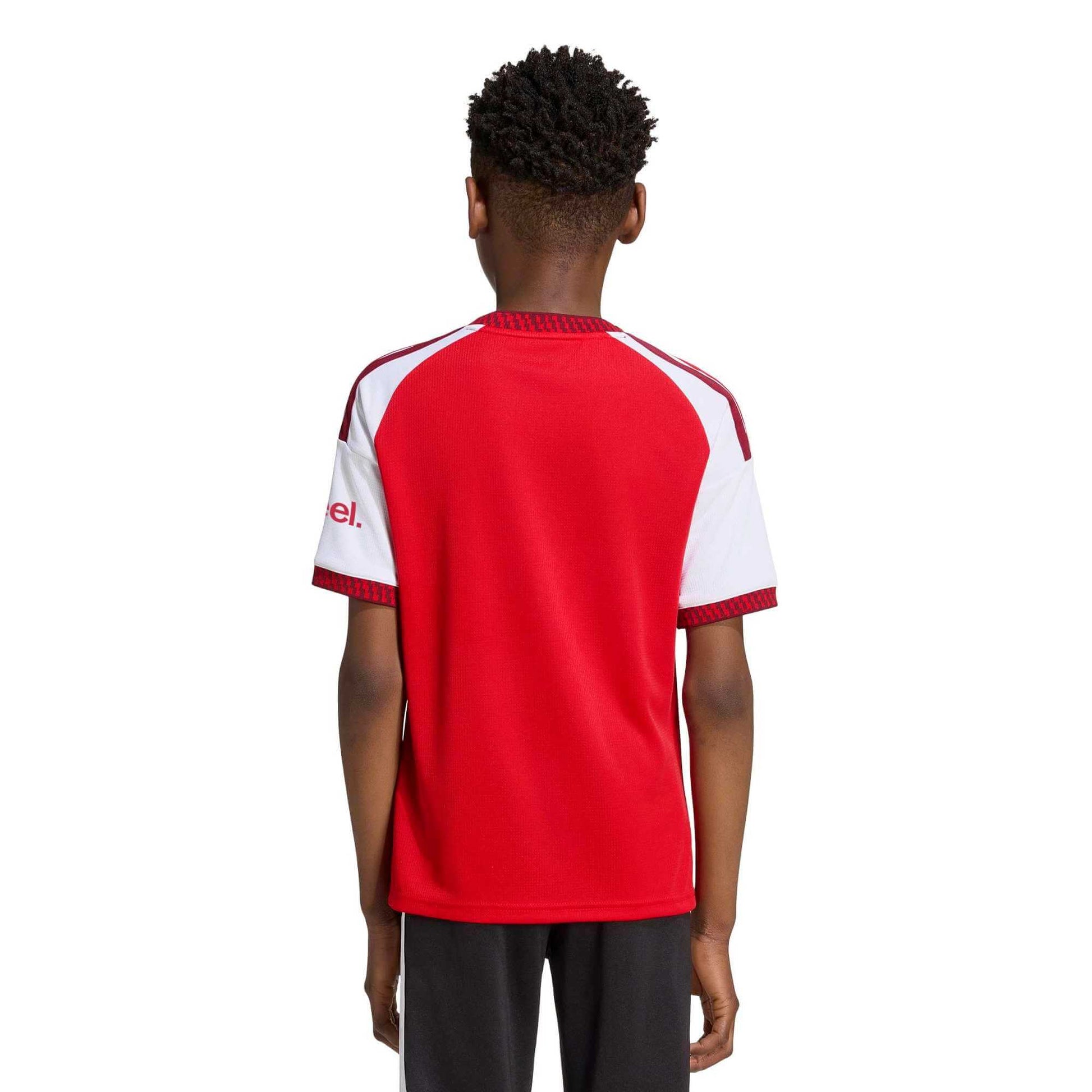 adidas 2026-27 Arsenal Youth Home Soccer Jersey (Model - Back)