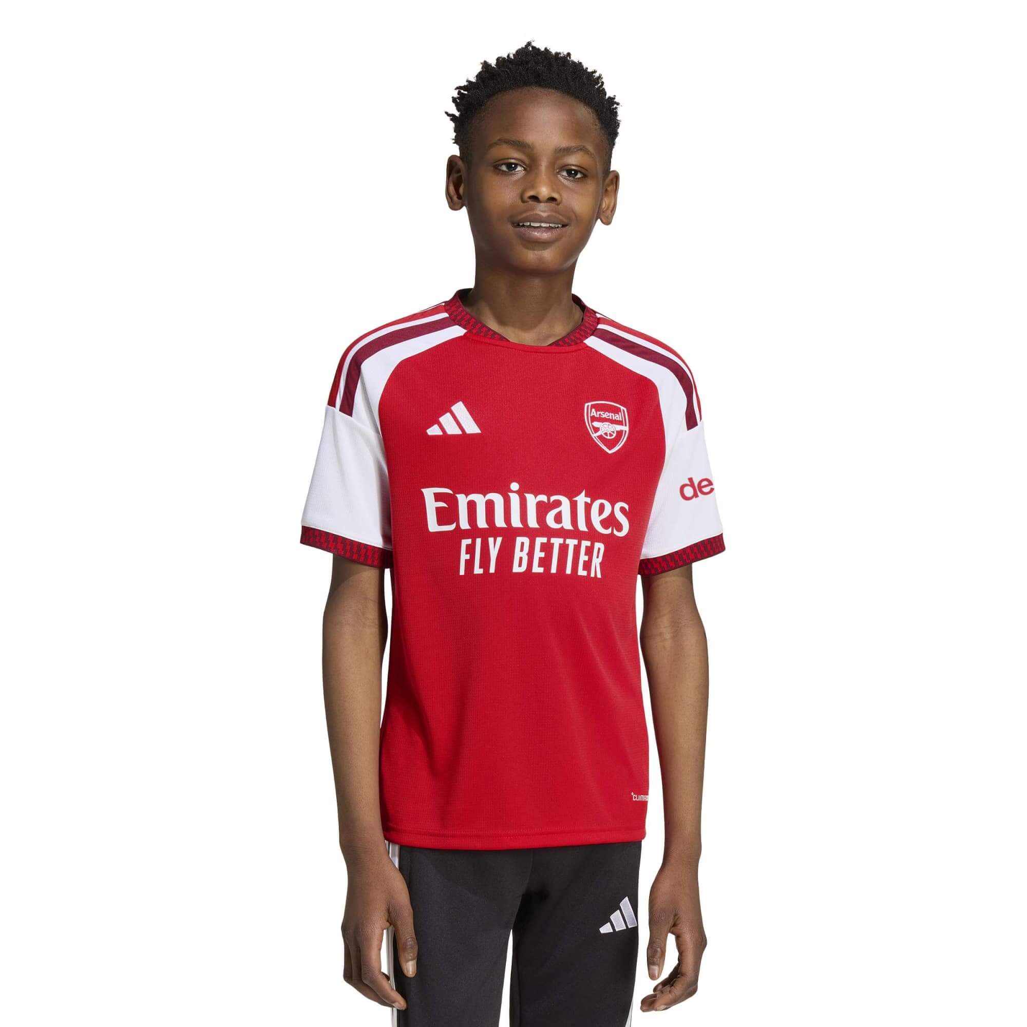 adidas 2026-27 Arsenal Youth Home Soccer Jersey (Model - Front)