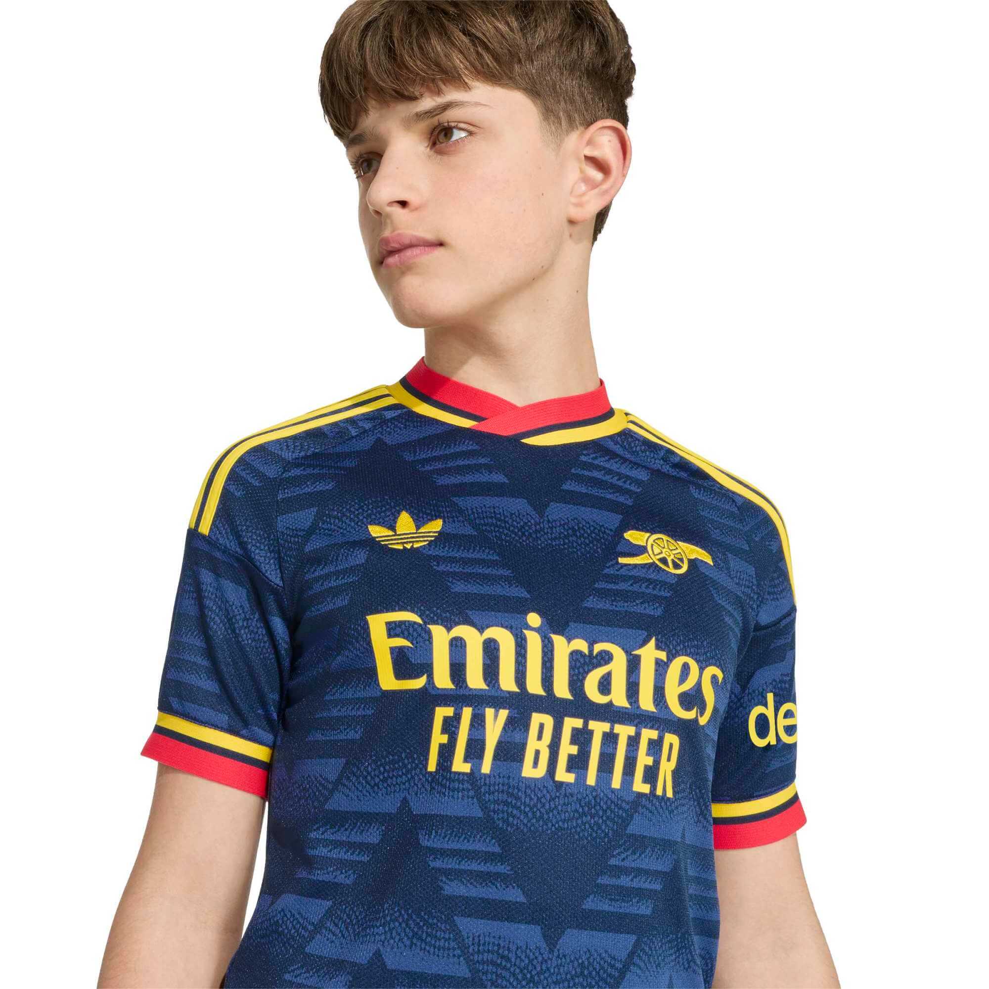 adidas 2026-27 Arsenal Youth Stadium Away Soccer Jersey (Detail 2)