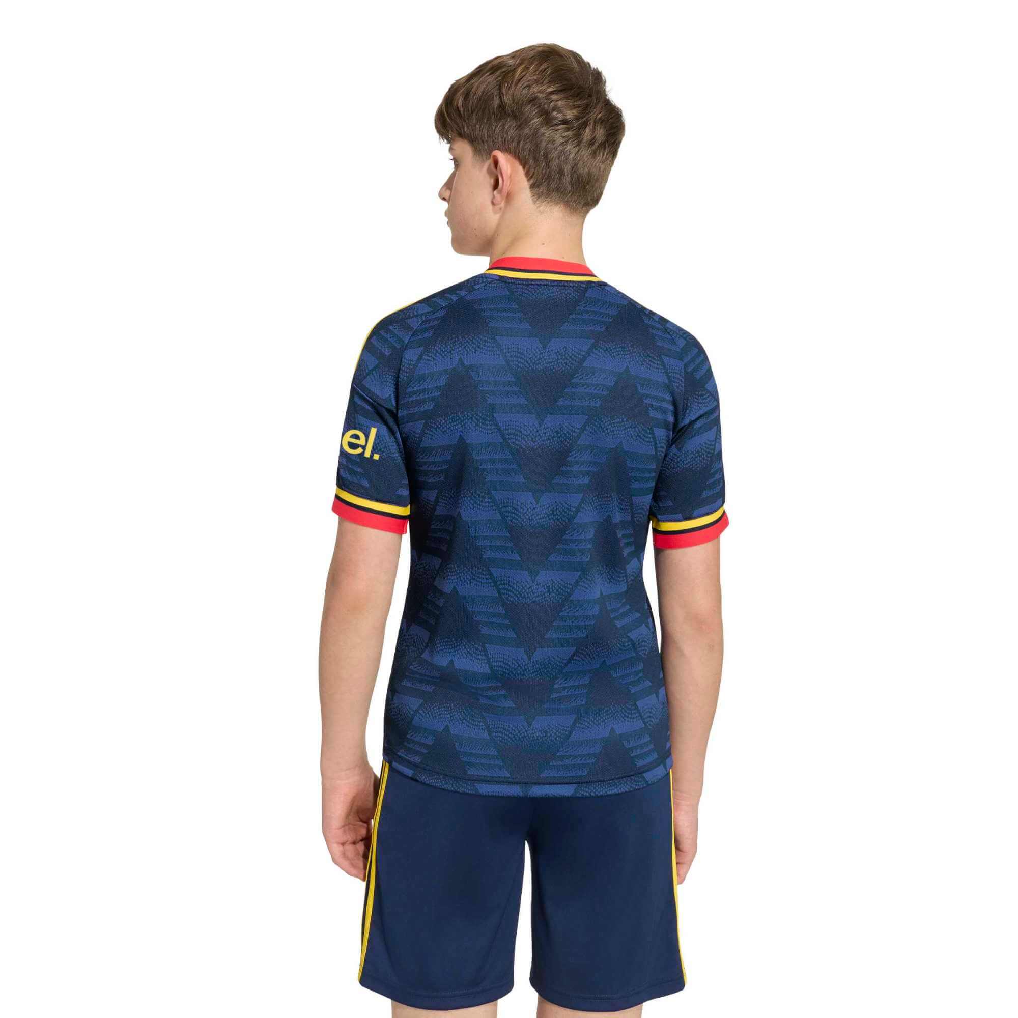 adidas 2026-27 Arsenal Youth Stadium Away Soccer Jersey (Model - Back)