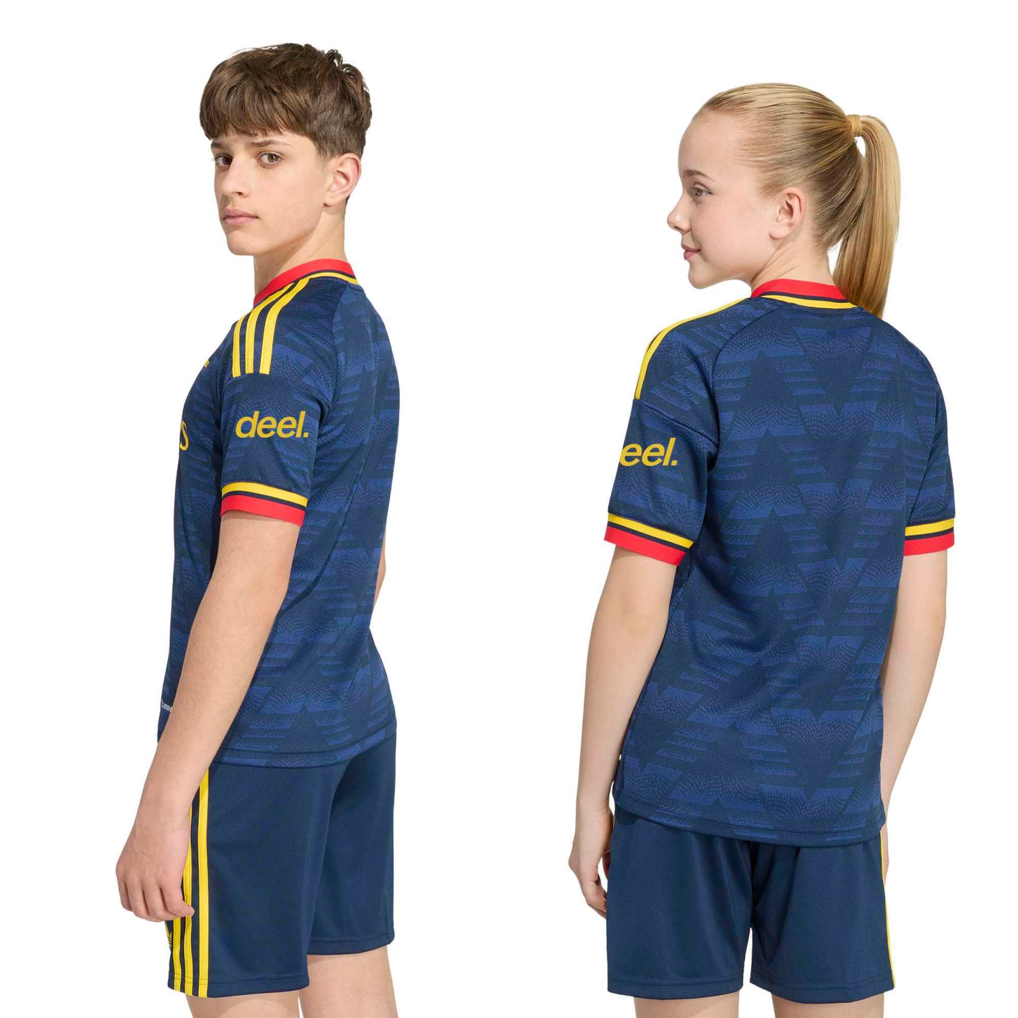 adidas 2026-27 Arsenal Youth Stadium Away Soccer Jersey (Models - Back)