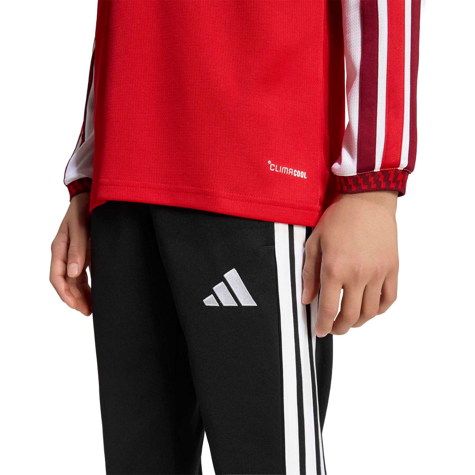 adidas 2026-27 Arsenal Youth Stadium Home Long-Sleeve Soccer Jersey (Detail 2)