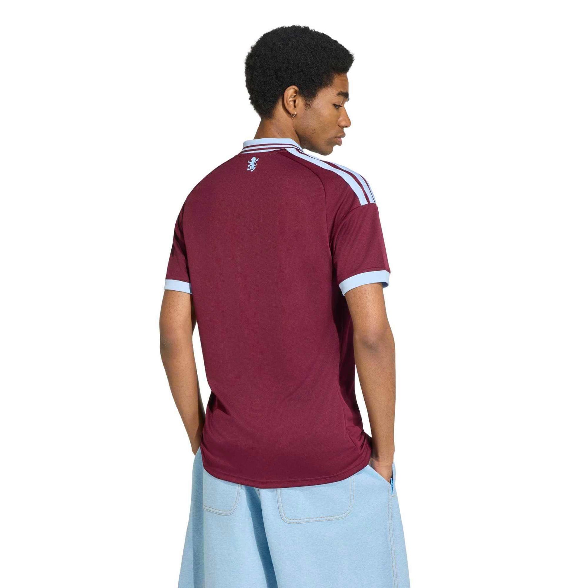 adidas 2026-27 Aston Villa Men's Stadium Home Soccer Jersey (Model - Back)