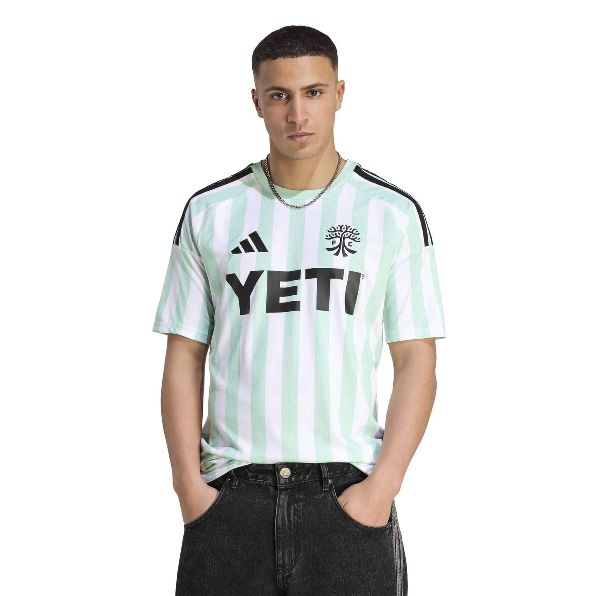 adidas 2026-27 Austin FC Men's Stadium Away Soccer Jersey (Model - Front)