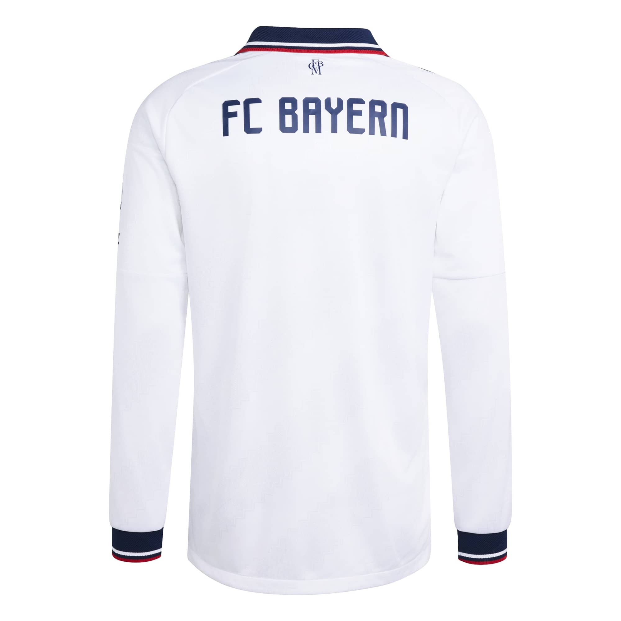 adidas 2026-27 Bayern Munich Men's Authentic Away Long-Sleeve Soccer Jersey (Back)