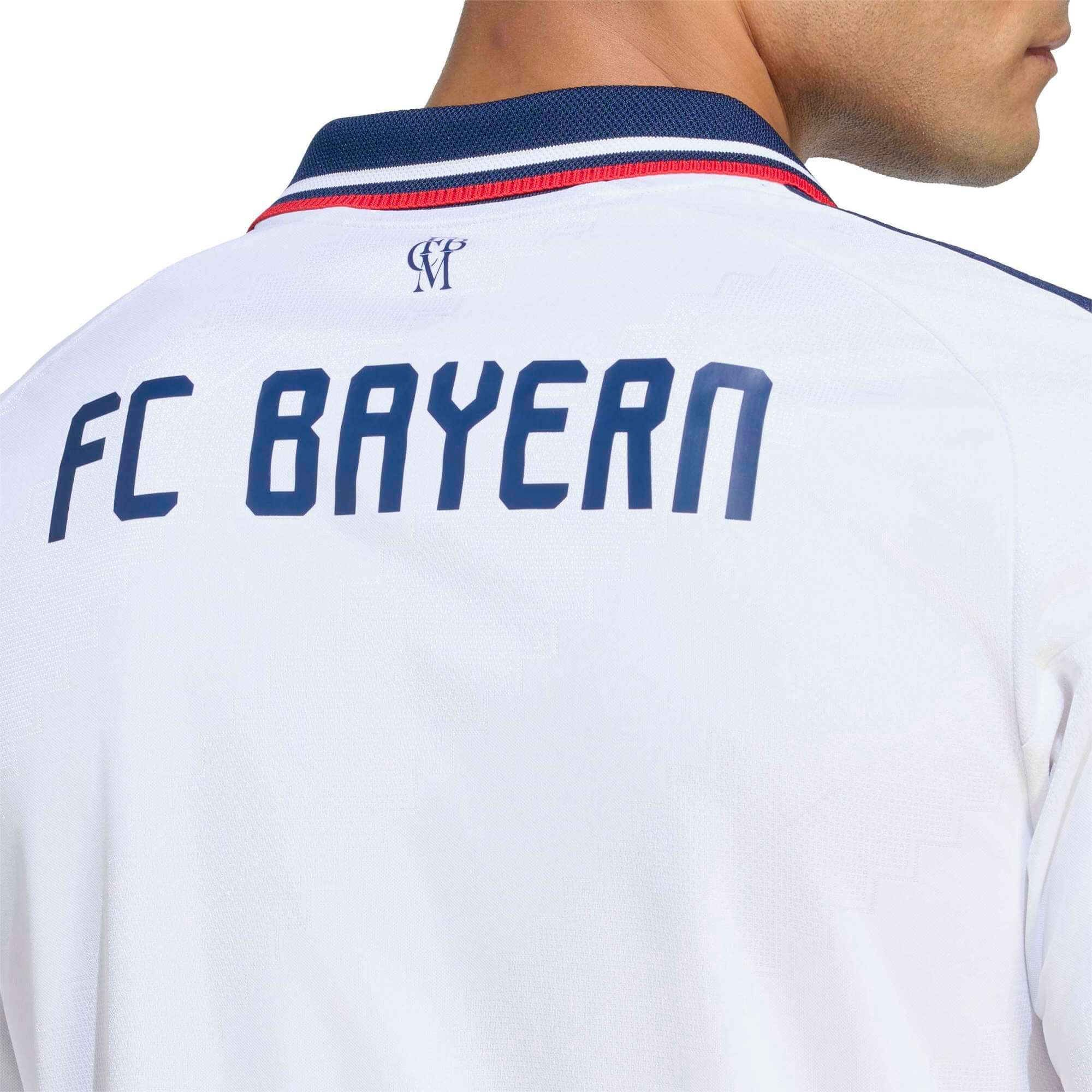 adidas 2026-27 Bayern Munich Men's Authentic Away Long-Sleeve Soccer Jersey (Detail 1)