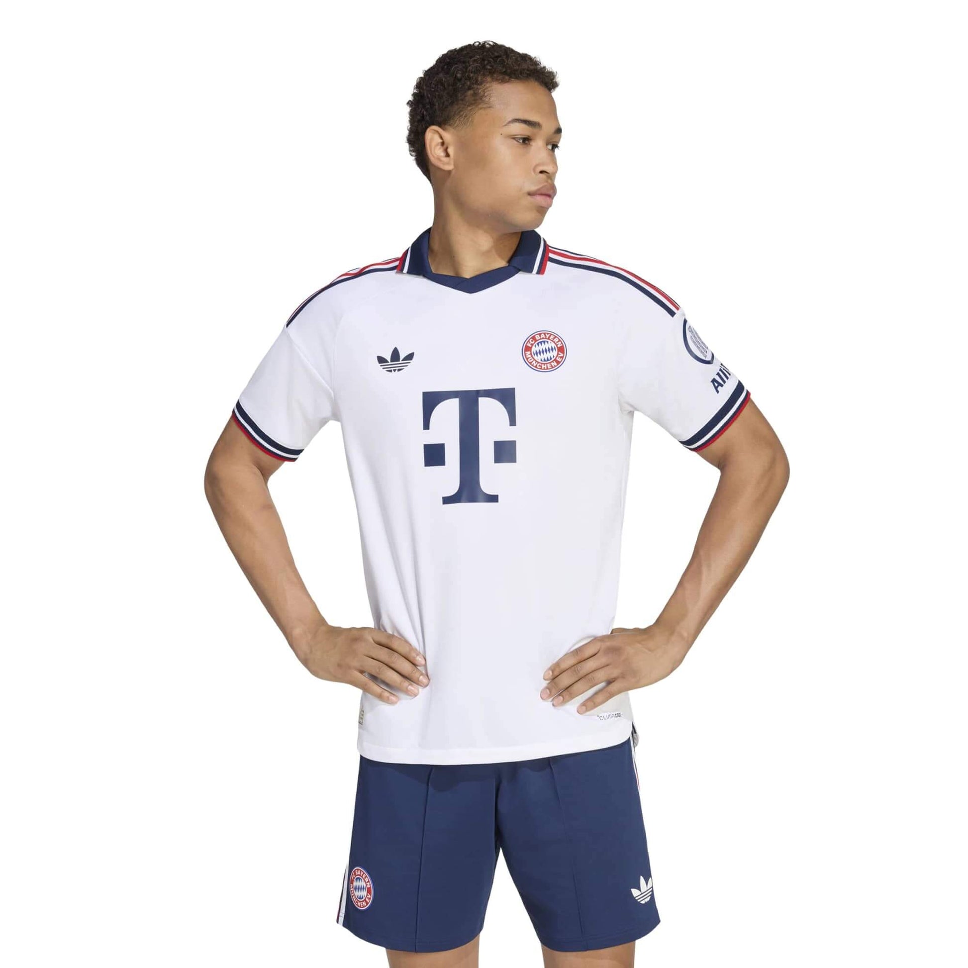 adidas 2026-27 Bayern Munich Men's Authentic Away Soccer Jersey (Model - Front)
