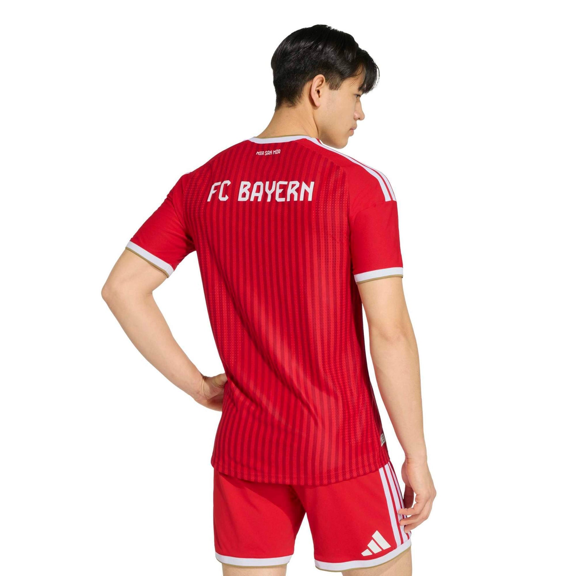 adidas 2026-27 Bayern Munich Men's Authentic Home Soccer Jersey (Model - Back)