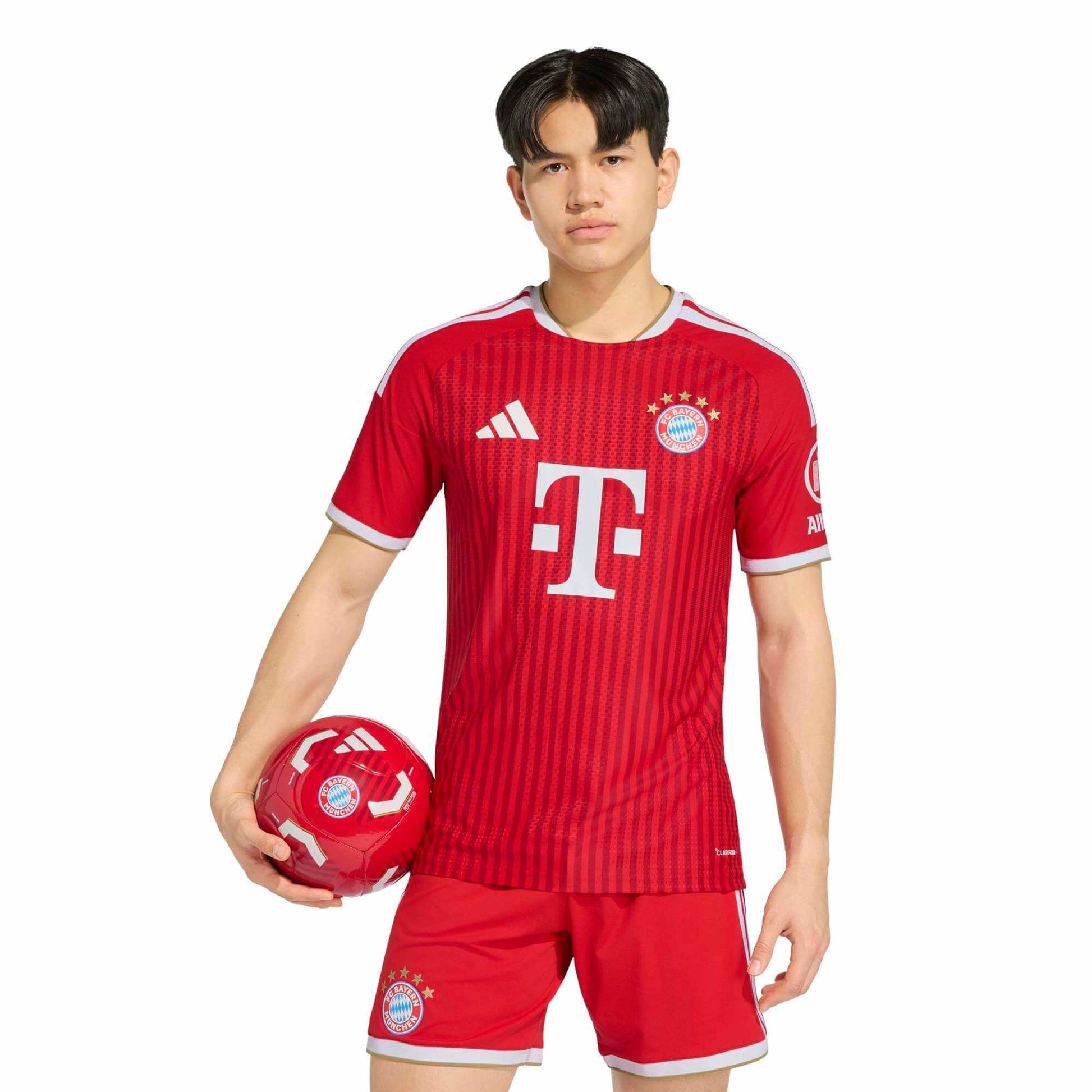 adidas 2026-27 Bayern Munich Men's Authentic Home Soccer Jersey (Model - Front)