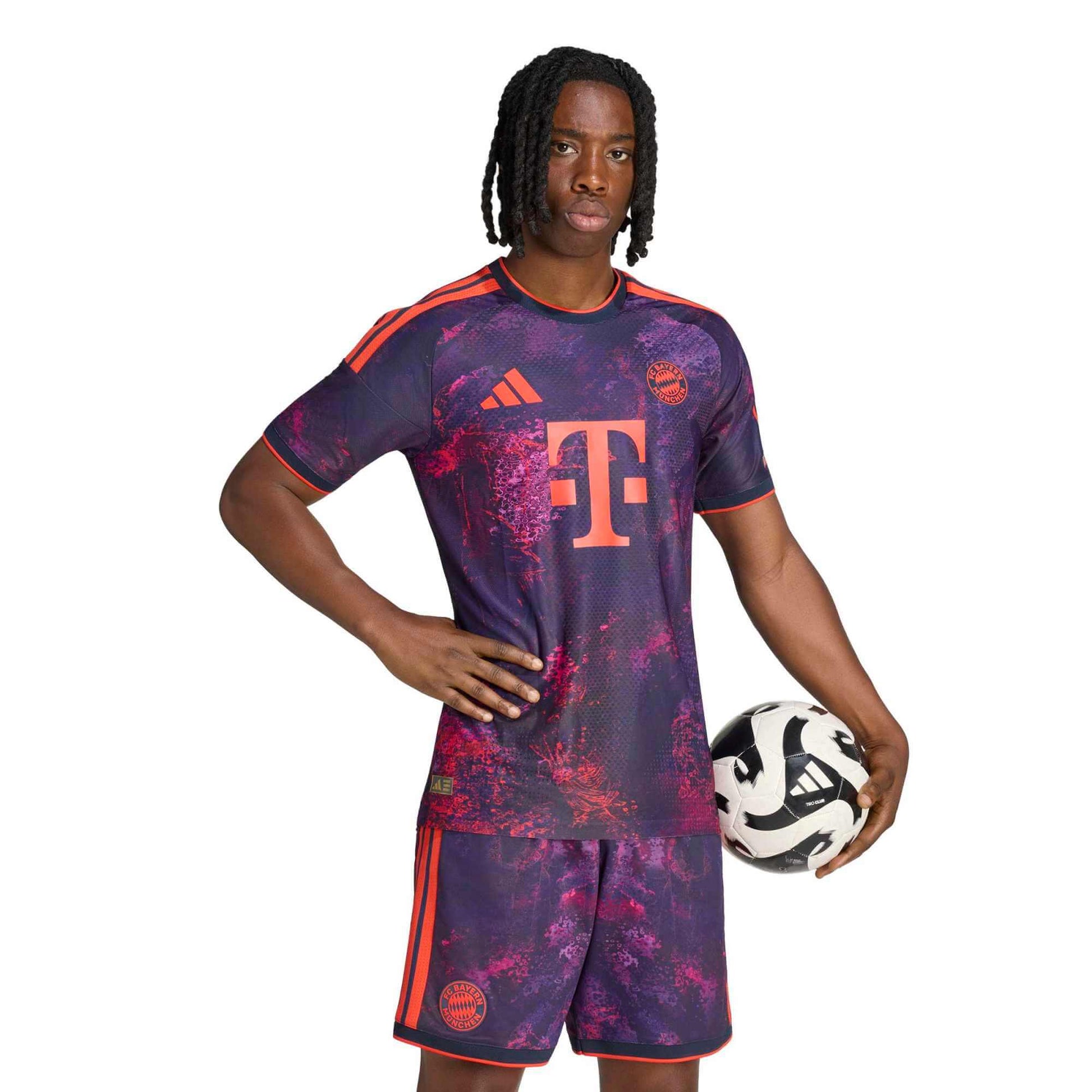 adidas 2026-27 Bayern Munich Men's Authentic Third Soccer Jersey (Model - Front)