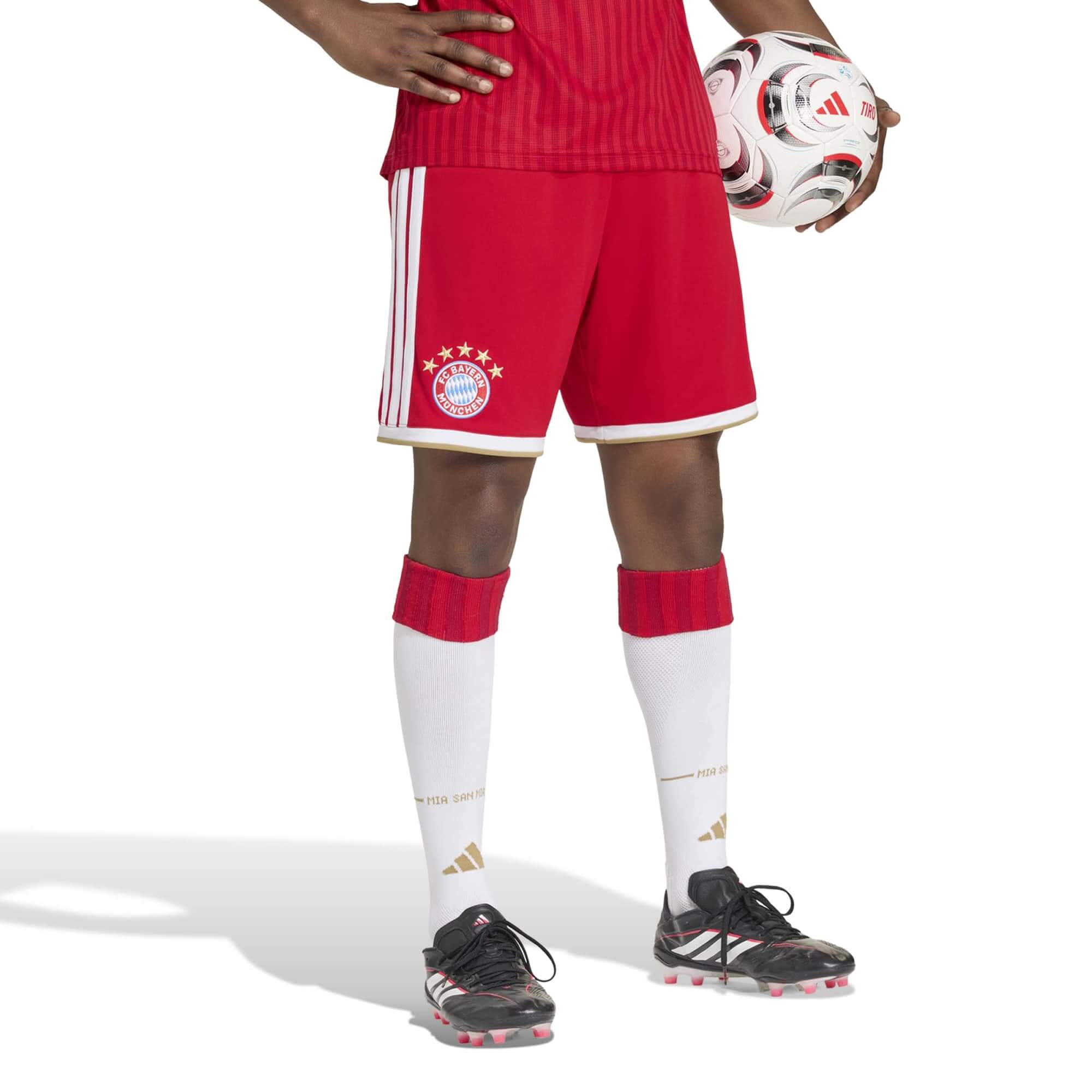 adidas 2026-27 Bayern Munich Men's Home Shorts (Model - Front)