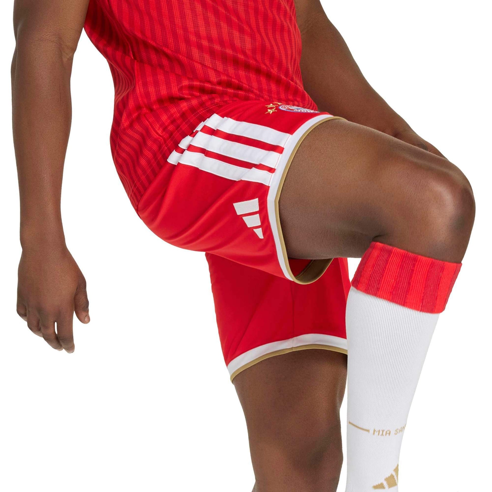 adidas 2026-27 Bayern Munich Men's Home Shorts (Model - Side)
