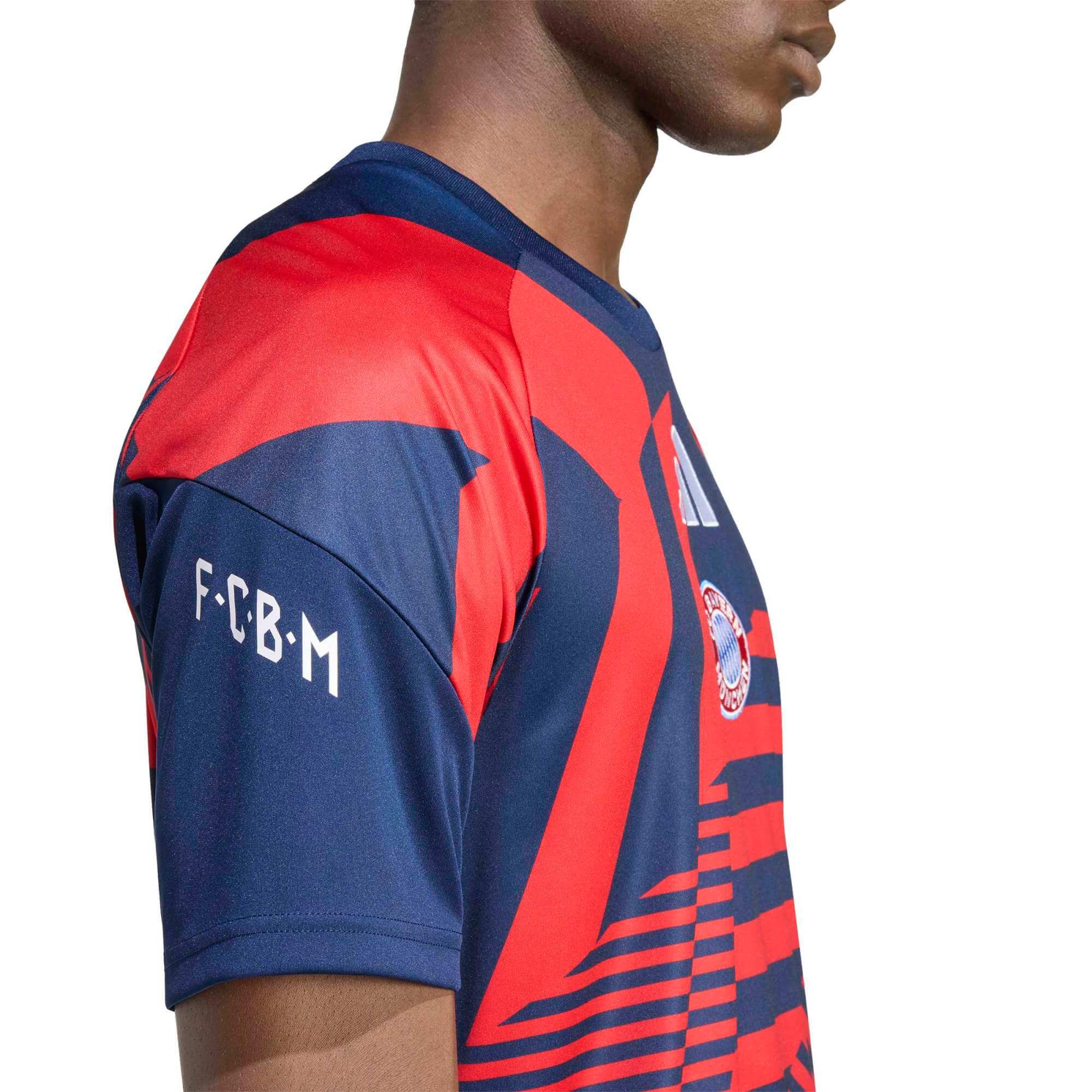 adidas 2026-27 Bayern Munich Men's Pre-Match Soccer Jersey (Detail 2)