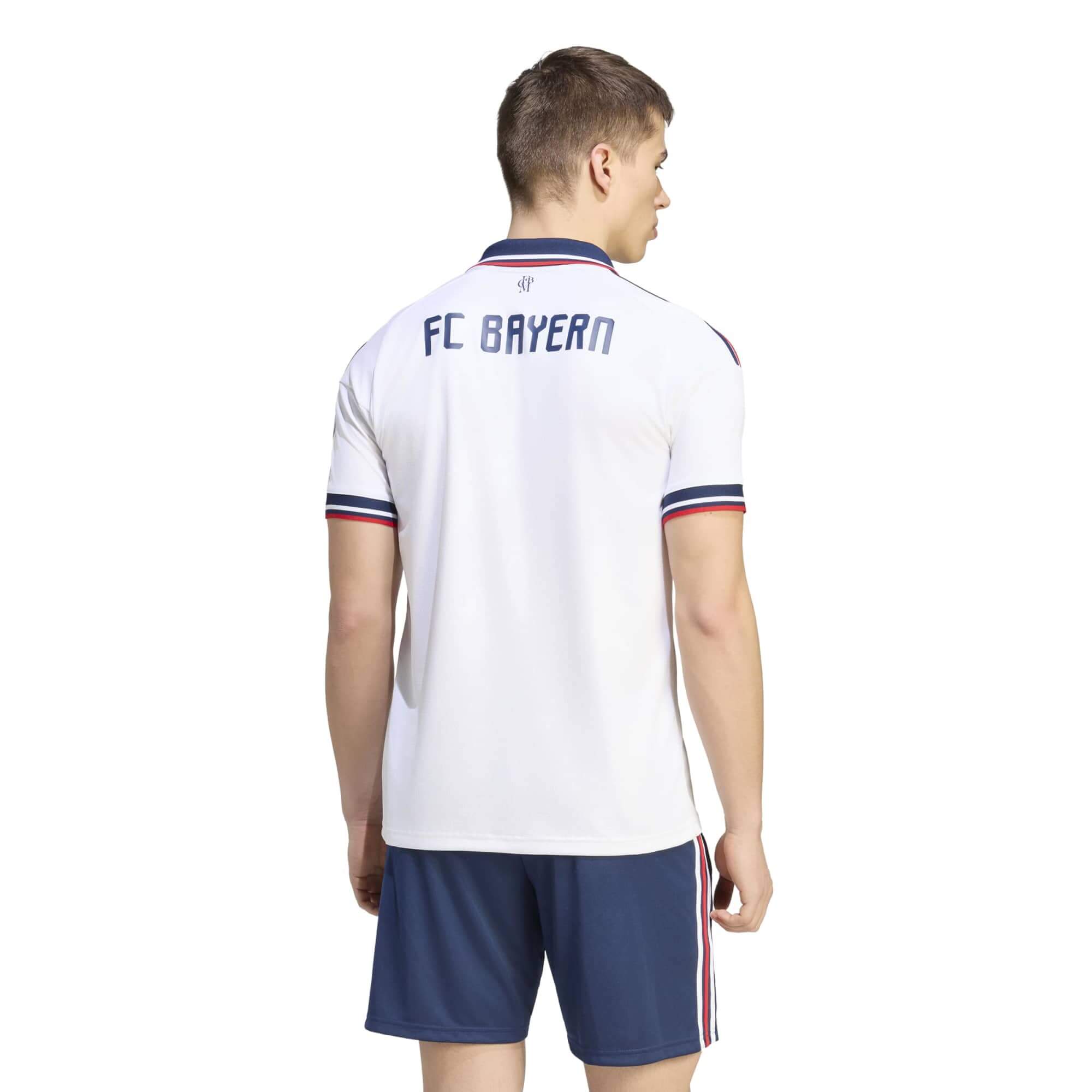 adidas 2026-27 Bayern Munich Men's Stadium Away Soccer Jersey (Model - Back)