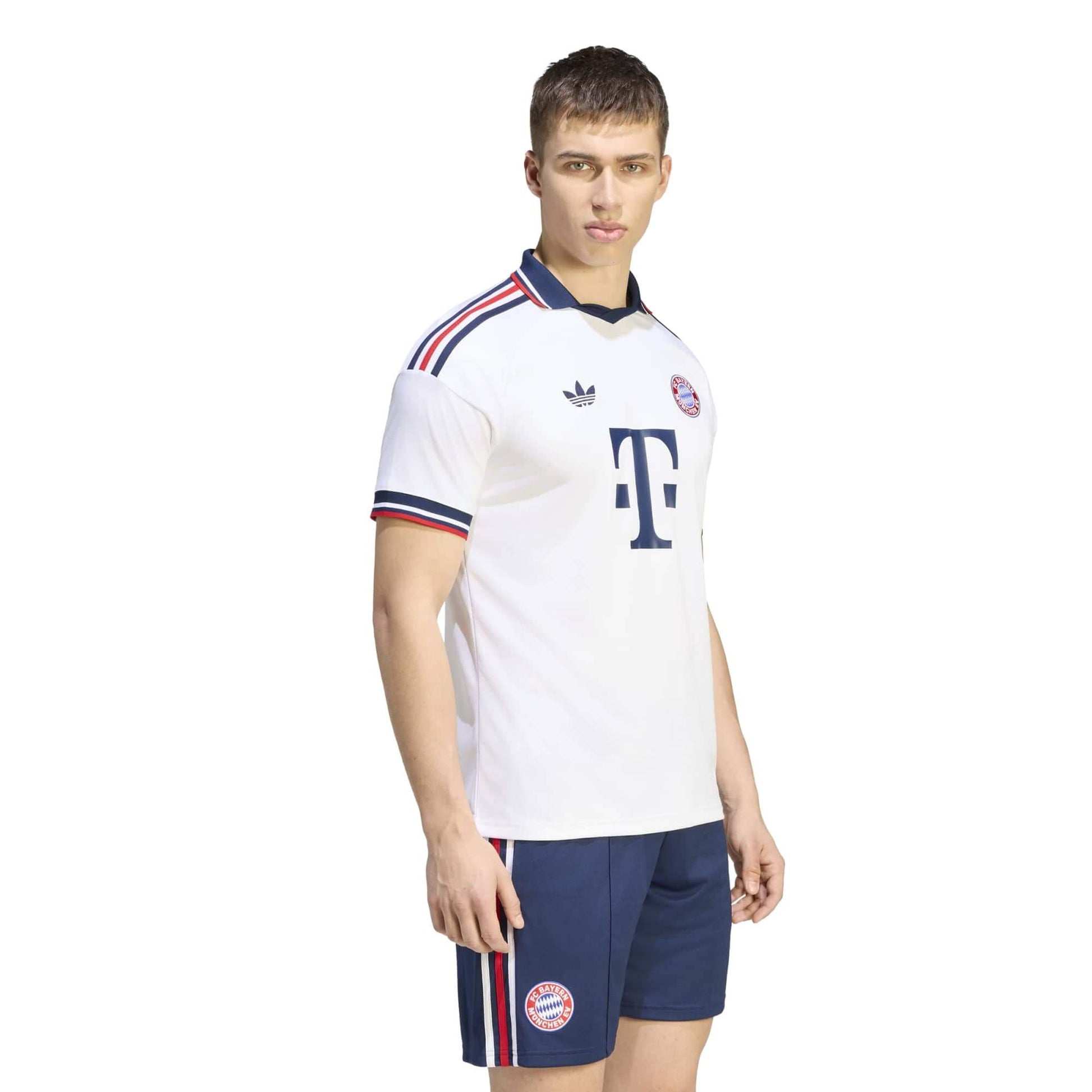 adidas 2026-27 Bayern Munich Men's Stadium Away Soccer Jersey (Model - Front)