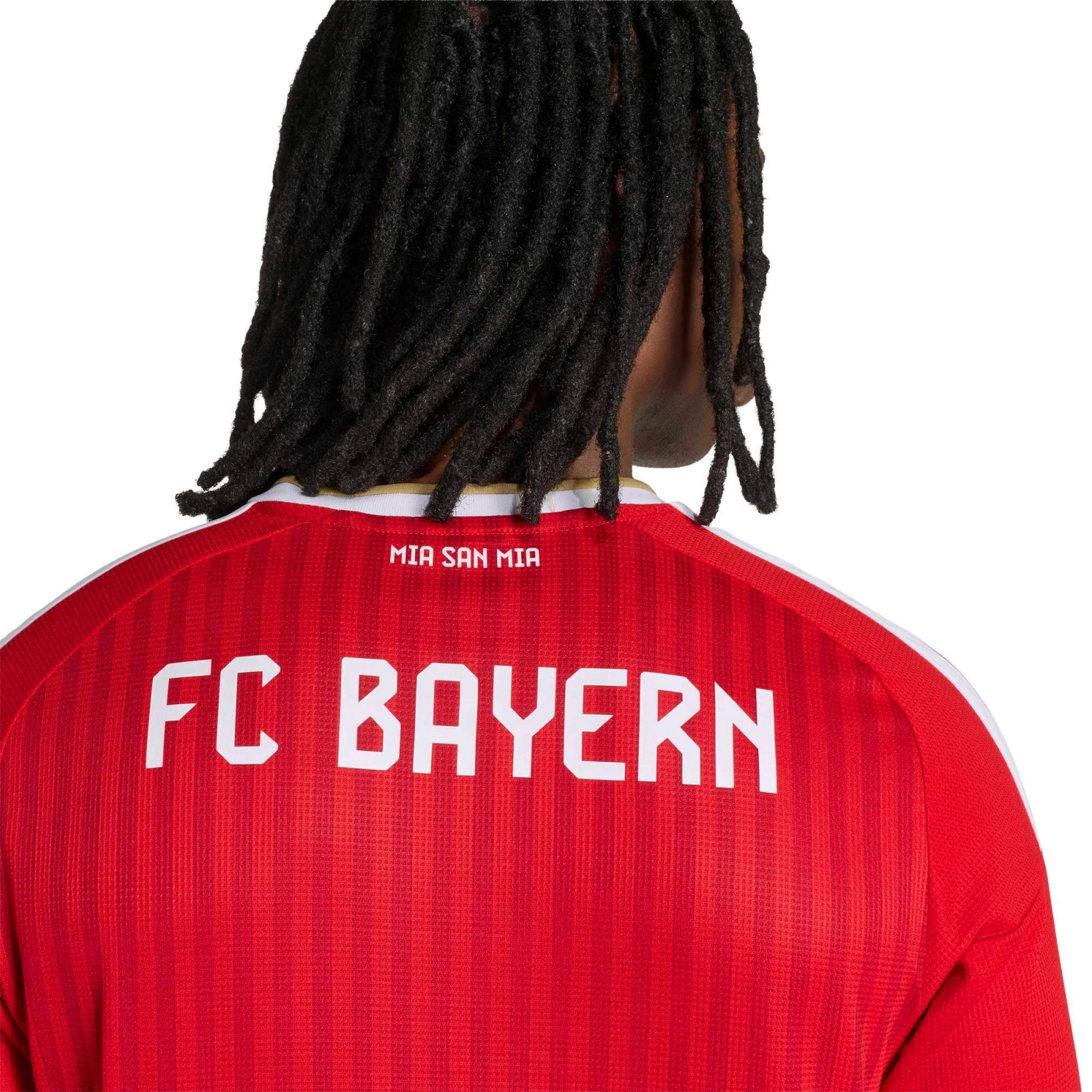 adidas 2026-27 Bayern Munich Men's Stadium Home Long-Sleeve Jersey (Detail 1)